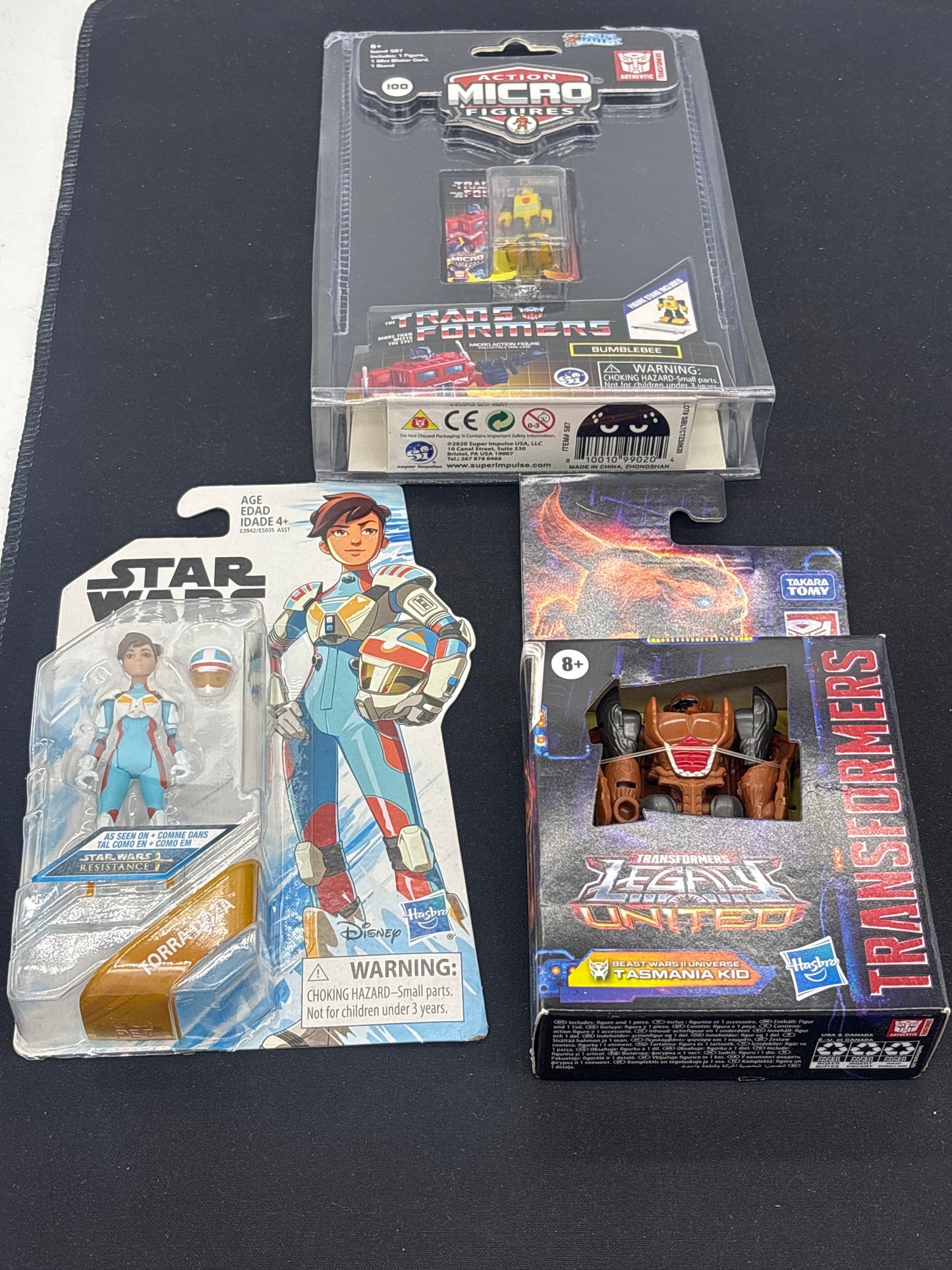 Auction Lot 15: Lot of 3 Assorted Action Figures