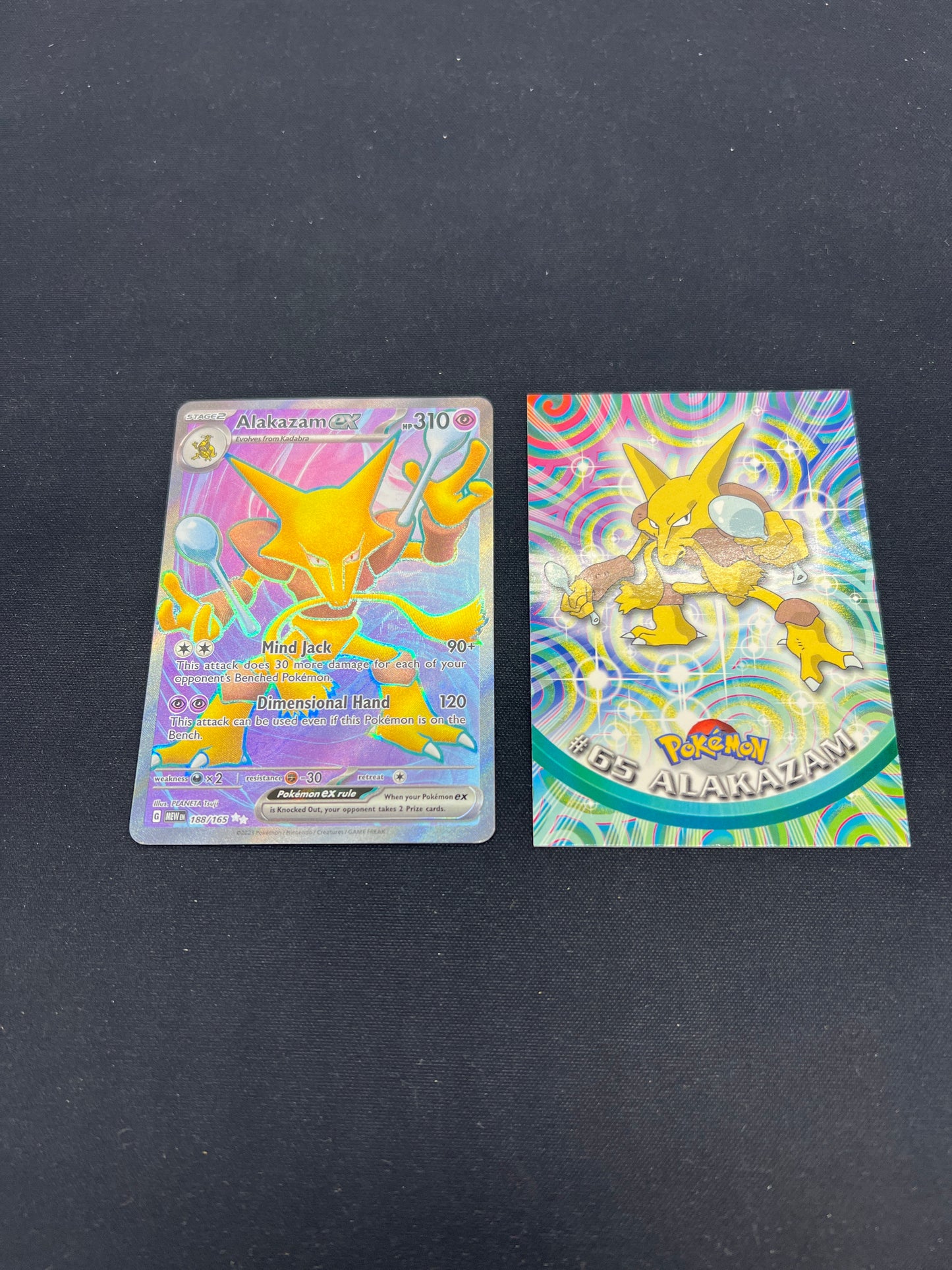 Auction Lot 420: Pokemon Cards Lot of 2 Akalazam Topps & Full Art EX Conditions Vary