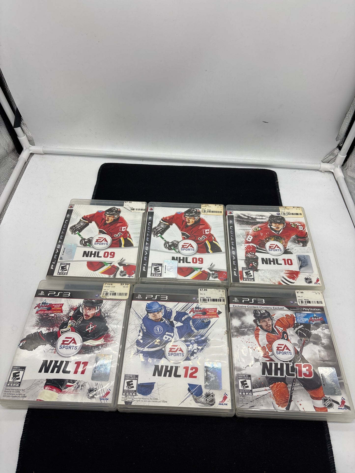 Auction Lot 91: PlayStation 3 Video Game Lot of 6 NHL 09 10 11 12 13