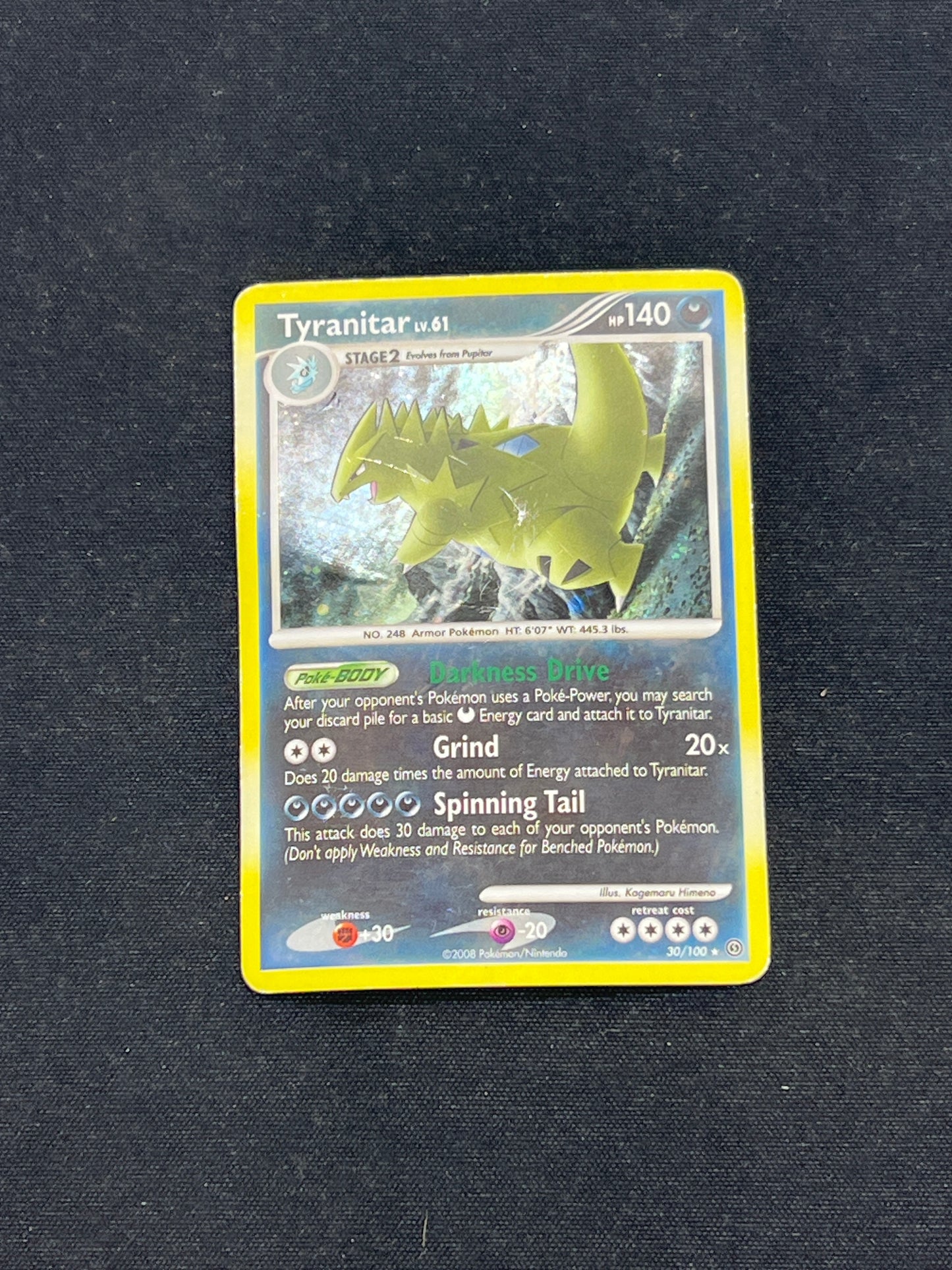 Auction Lot 315: Pokemon Cards Tyranitar Holo Mid Era Conditions Vary
