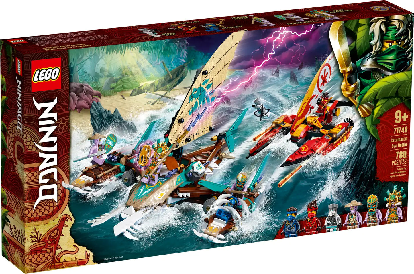 Lego 71748 Ninjago Catamaran Sea Battle