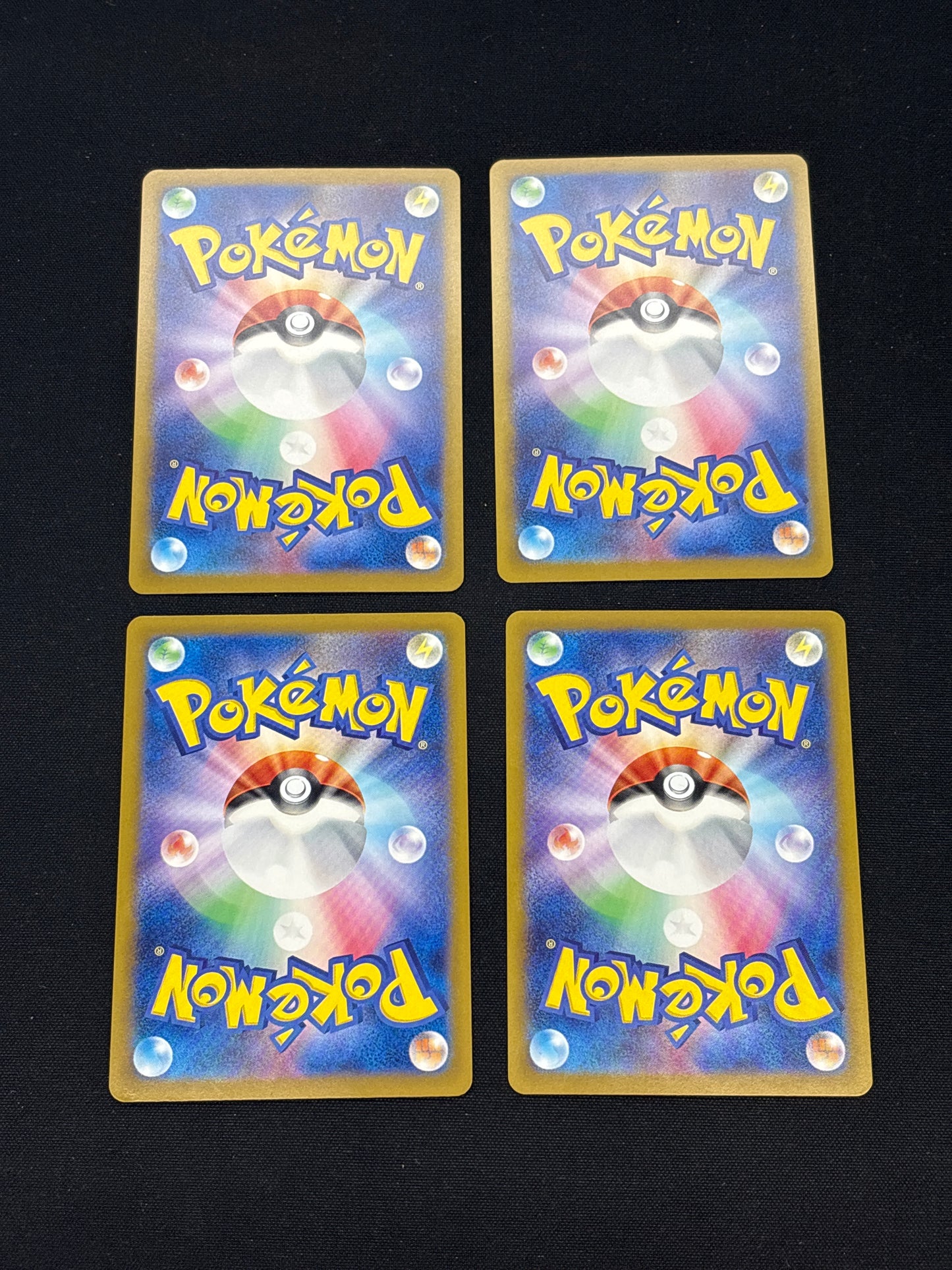 Auction Lot 194: Pokemon Cards Japanese Lot of 4 Pokeball Terastal Festival Conditions Vary