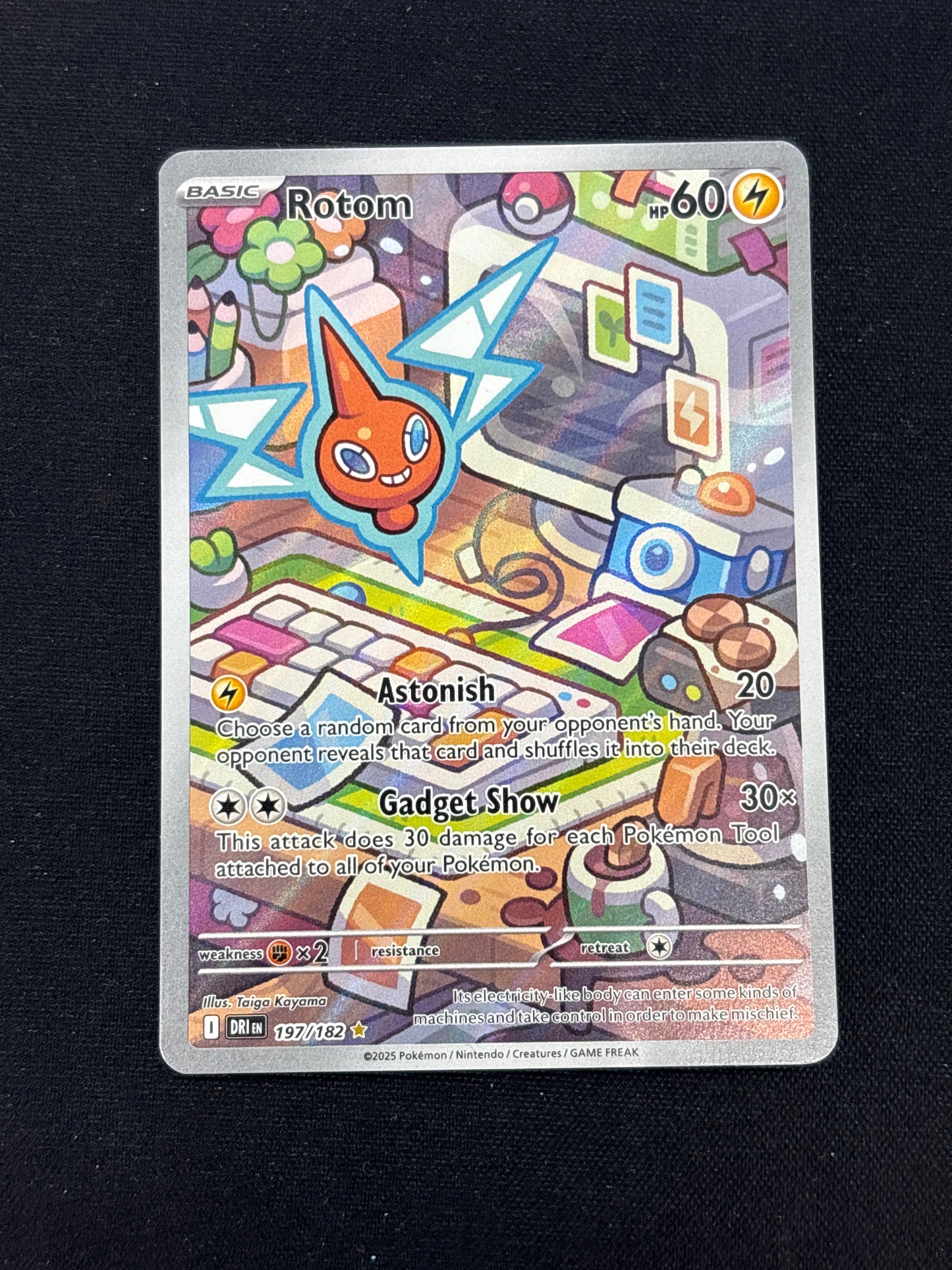 Auction Lot 268: Rotom Full Art Card Conditions Vary