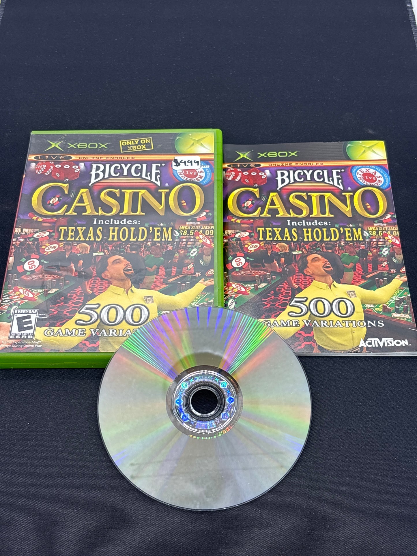 Auction Lot 118: XBOX Video Game Bicycle Casino CIB