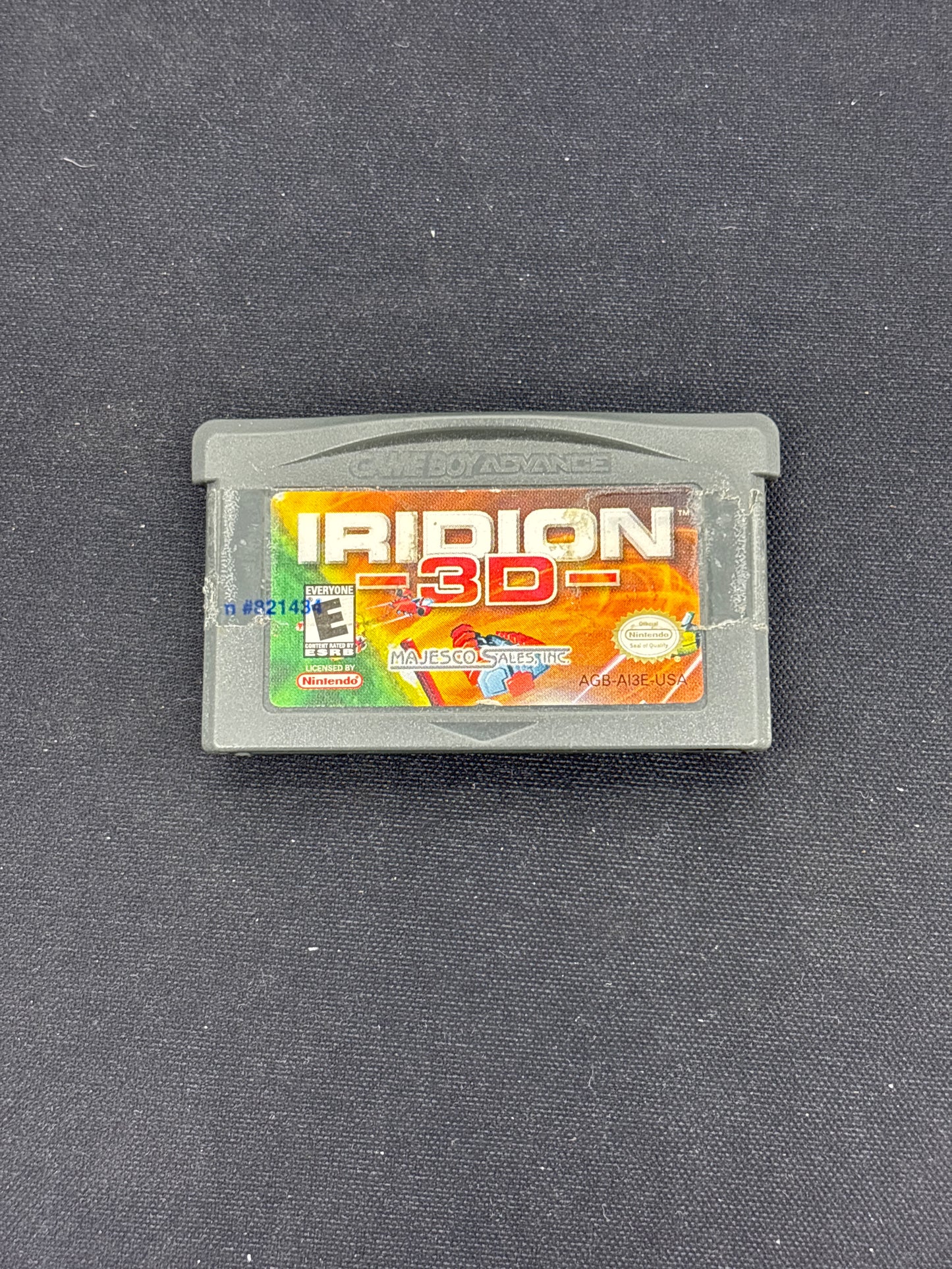Auction Lot 89: Nintendo Gameboy Advance Iridion 3D Video Game Loose