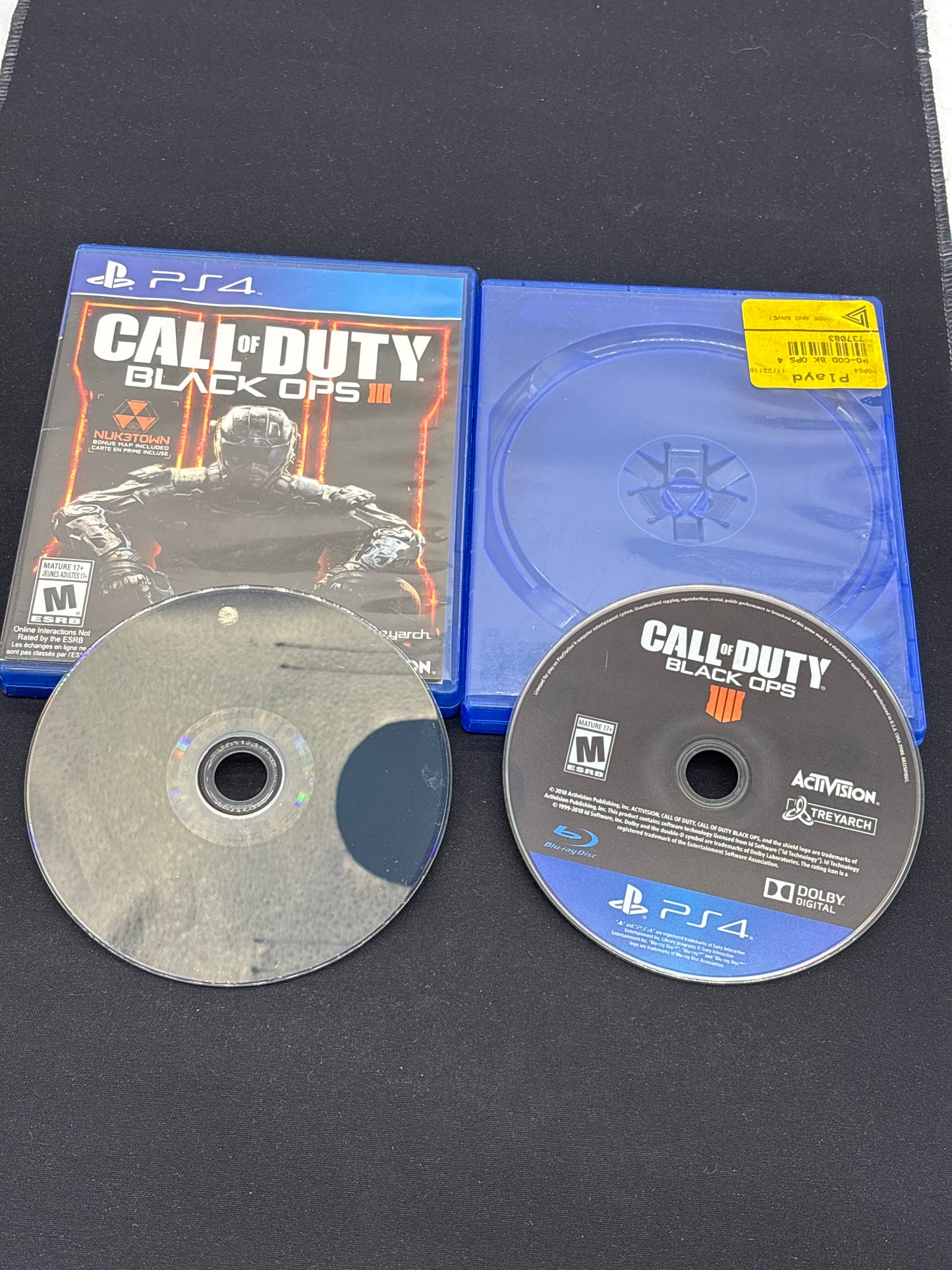 Auction Lot 22: PlayStation 4 Video Game Lot of 2 Call of Duty Titles