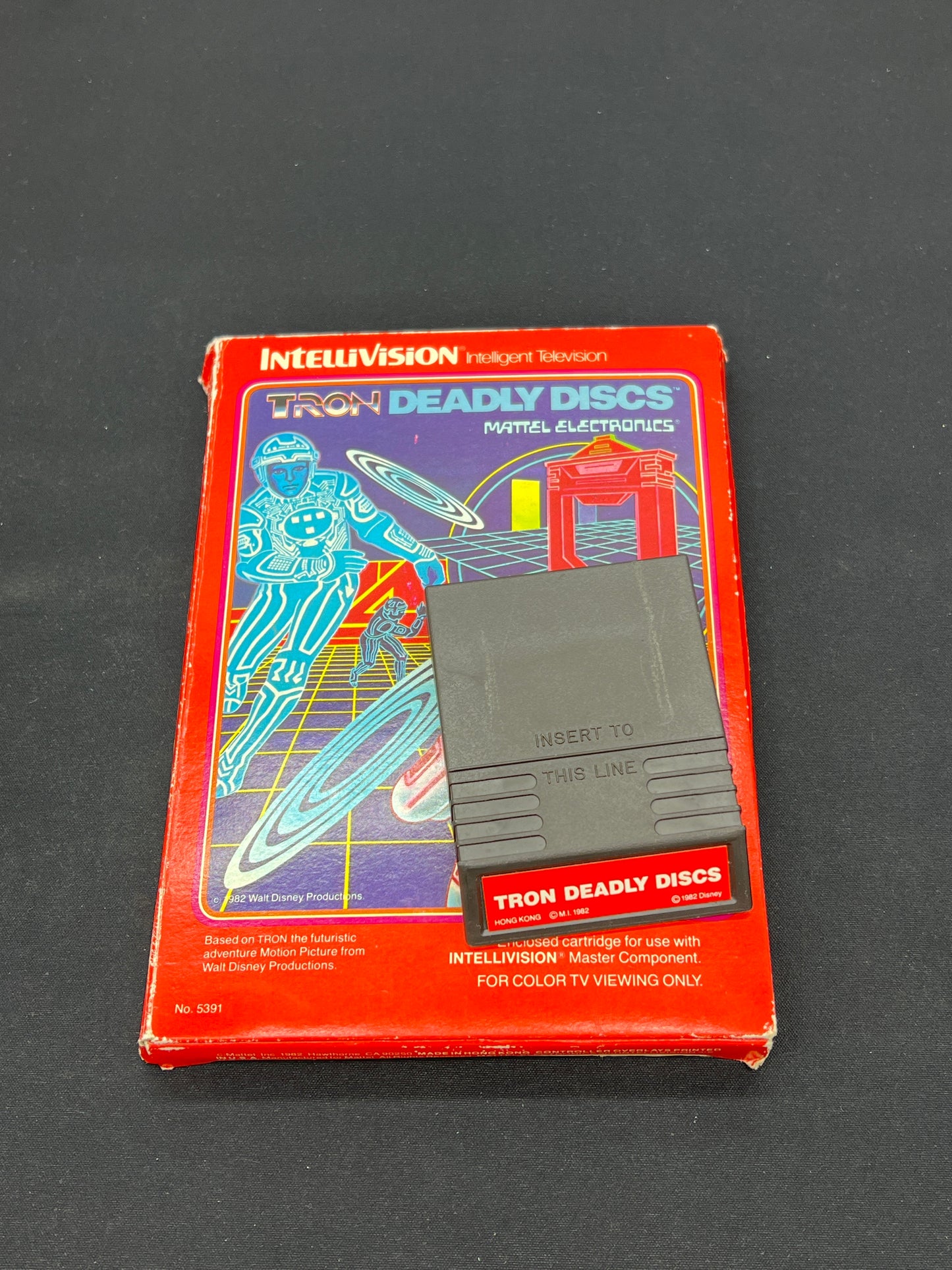 Auction Lot 182: Intellivision Tron Deadly Discs Mattel Electronics CIB