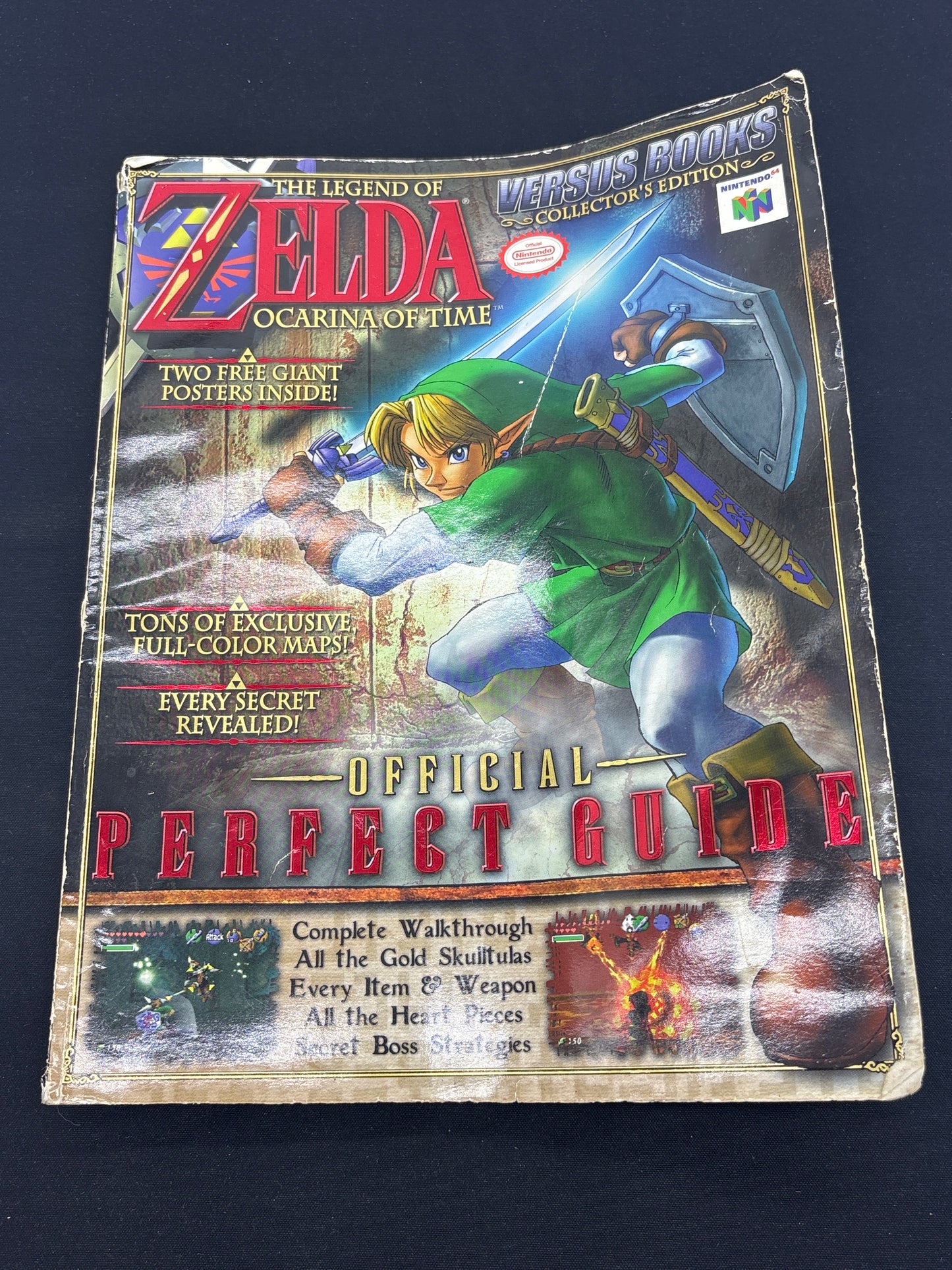 Auction Lot 171: Nintendo Legend of Zelda Ocarina of Time Official Perfect Guide
