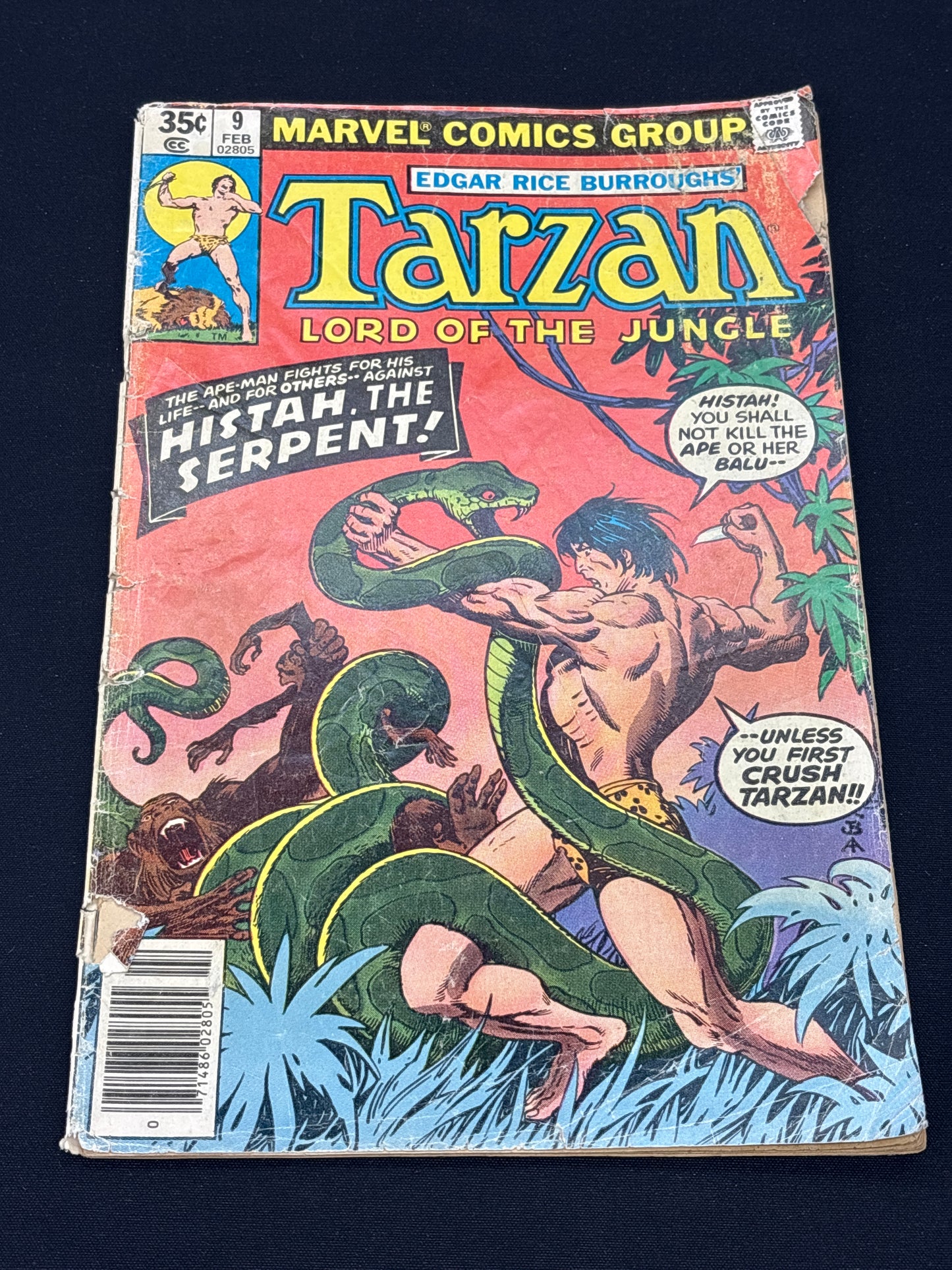Auction Lot 79: Marvel Comics Tarzan Lord of the Jungle Comic Book