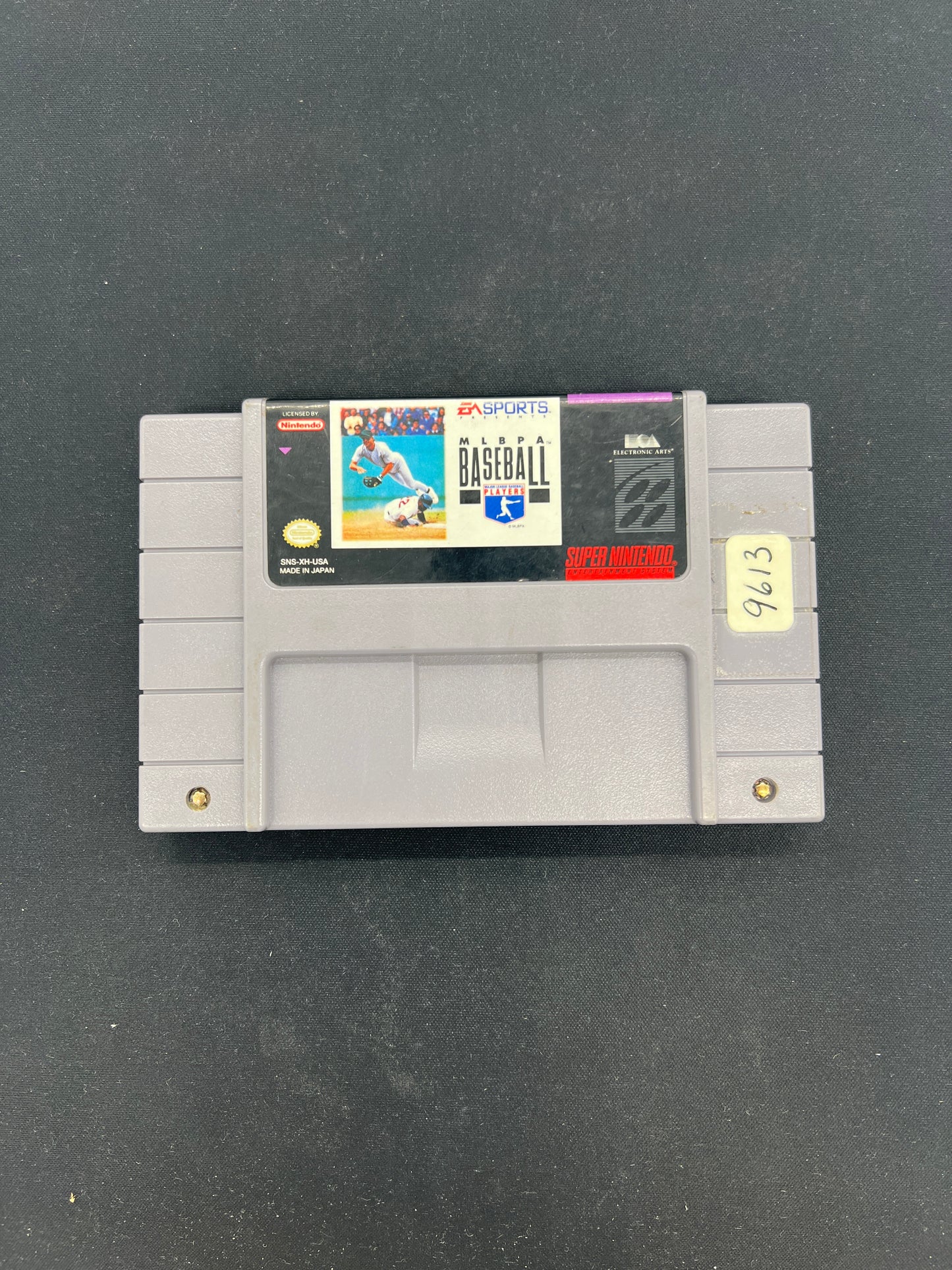 Auction Lot 117: Nintendo SNES Video Game MLBPA Baseball Loose