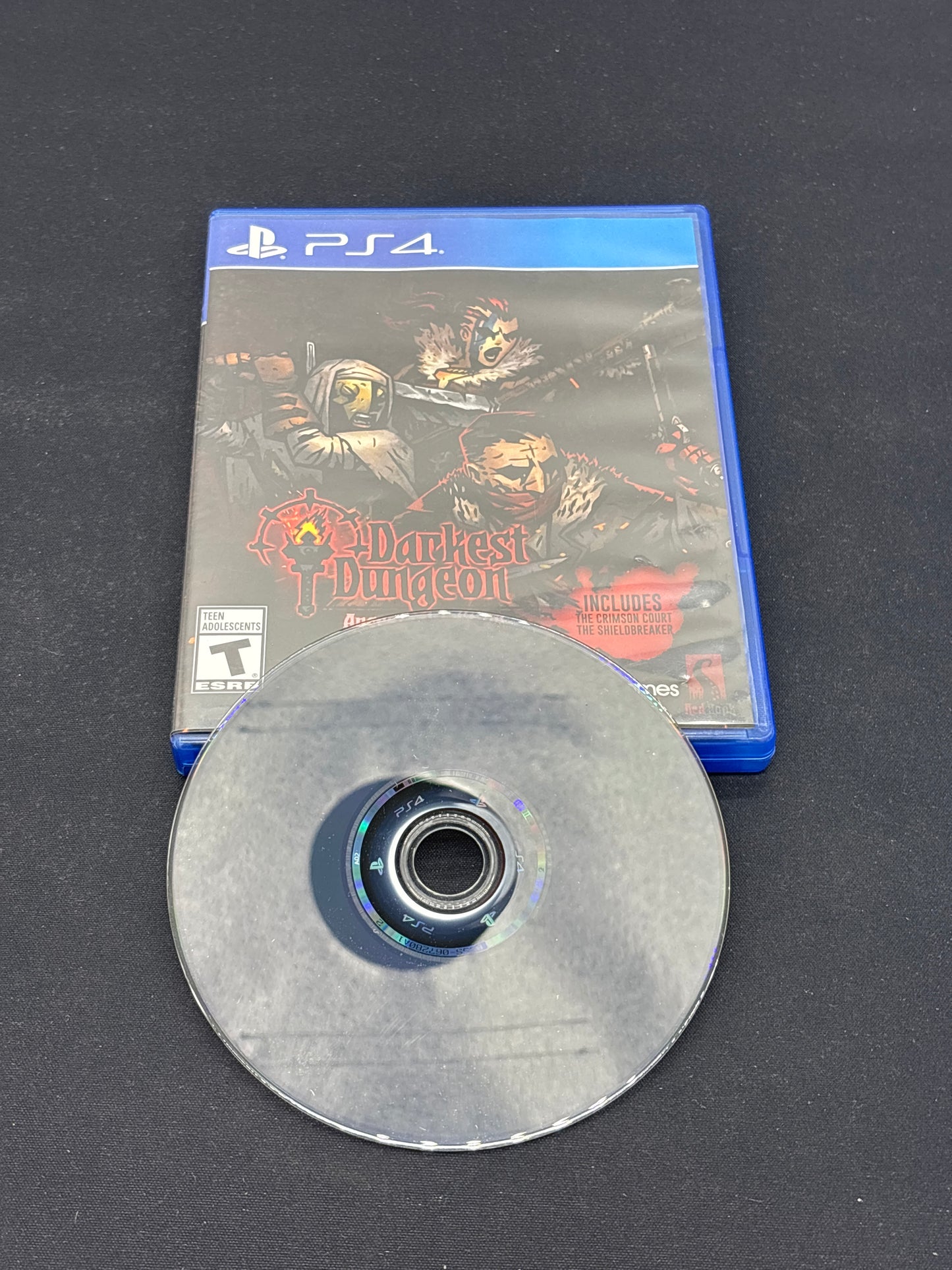 Auction Lot 129: PS4 Darkest Dungeon Disc & Case