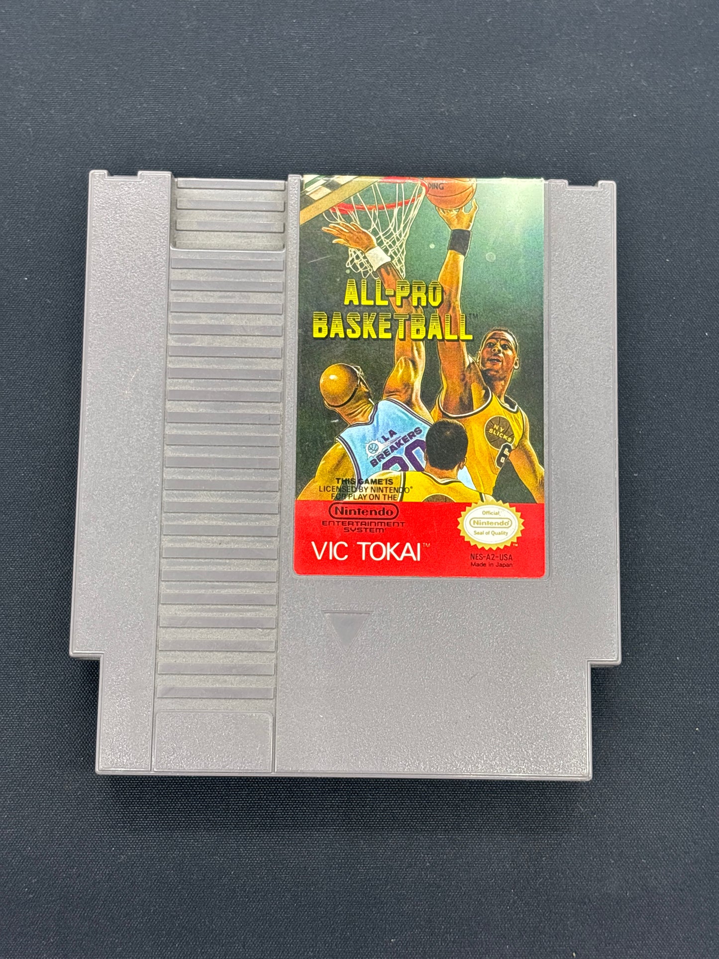 Auction Lot 43: All Pro Basketball Video Game Nintendo NES Loose