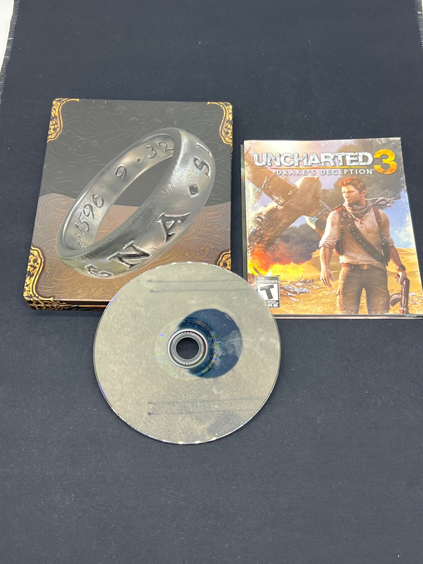 Auction Lot 182: Playstation3 Uncharted 3 Drake's Deception Collector's Edition CIB