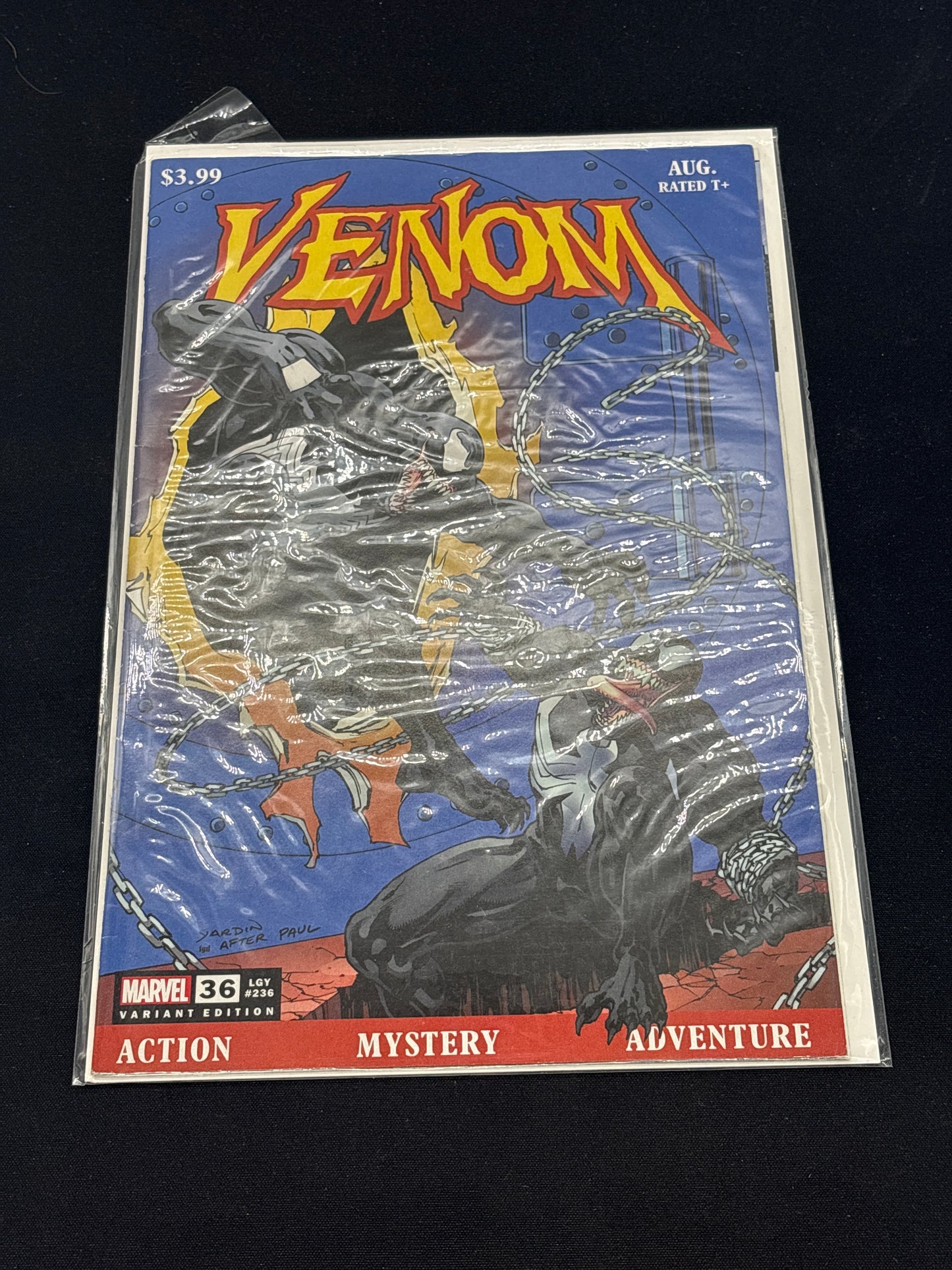 Auction Lot 308: Marvel Comics Venom Variant Edition Issue 36 Comic Book