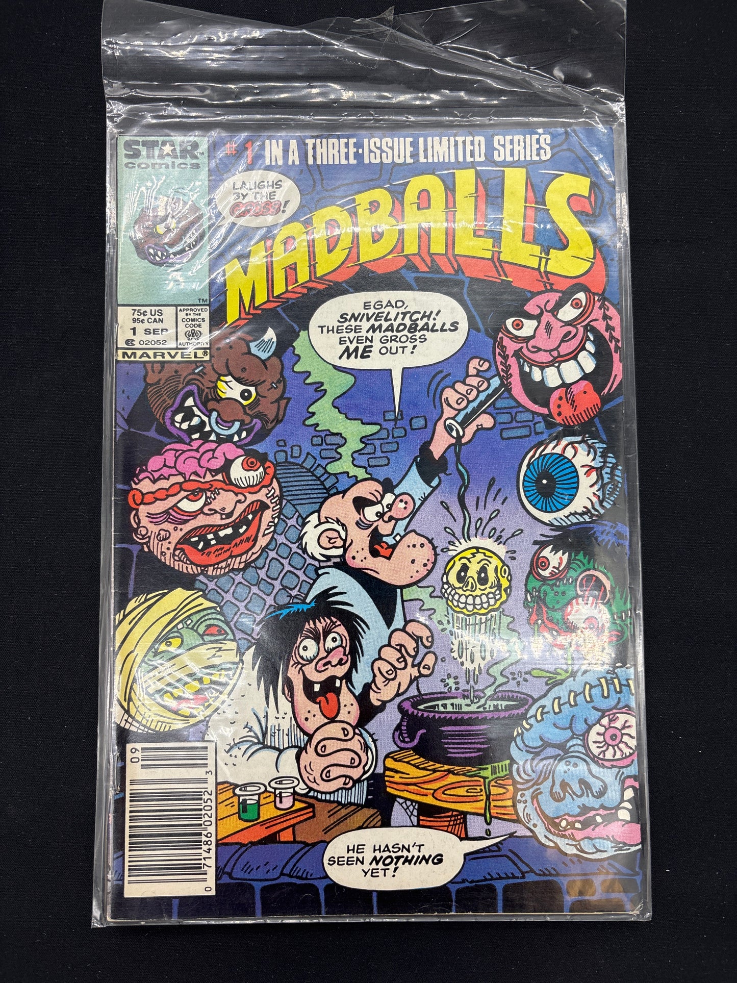 Auction Lot 126: Star Comics Mad Balls Comic Book