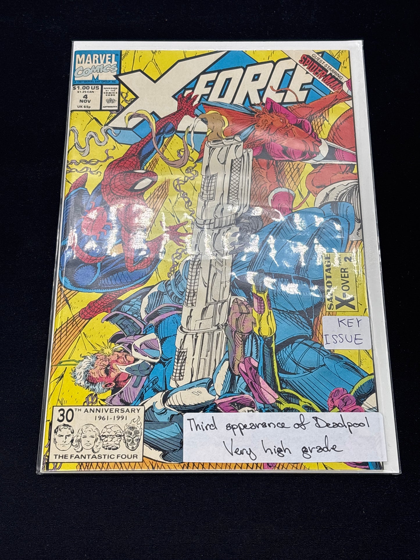 Auction Lot 199: Marvel Comics X-Force Issue 4 Comic Book