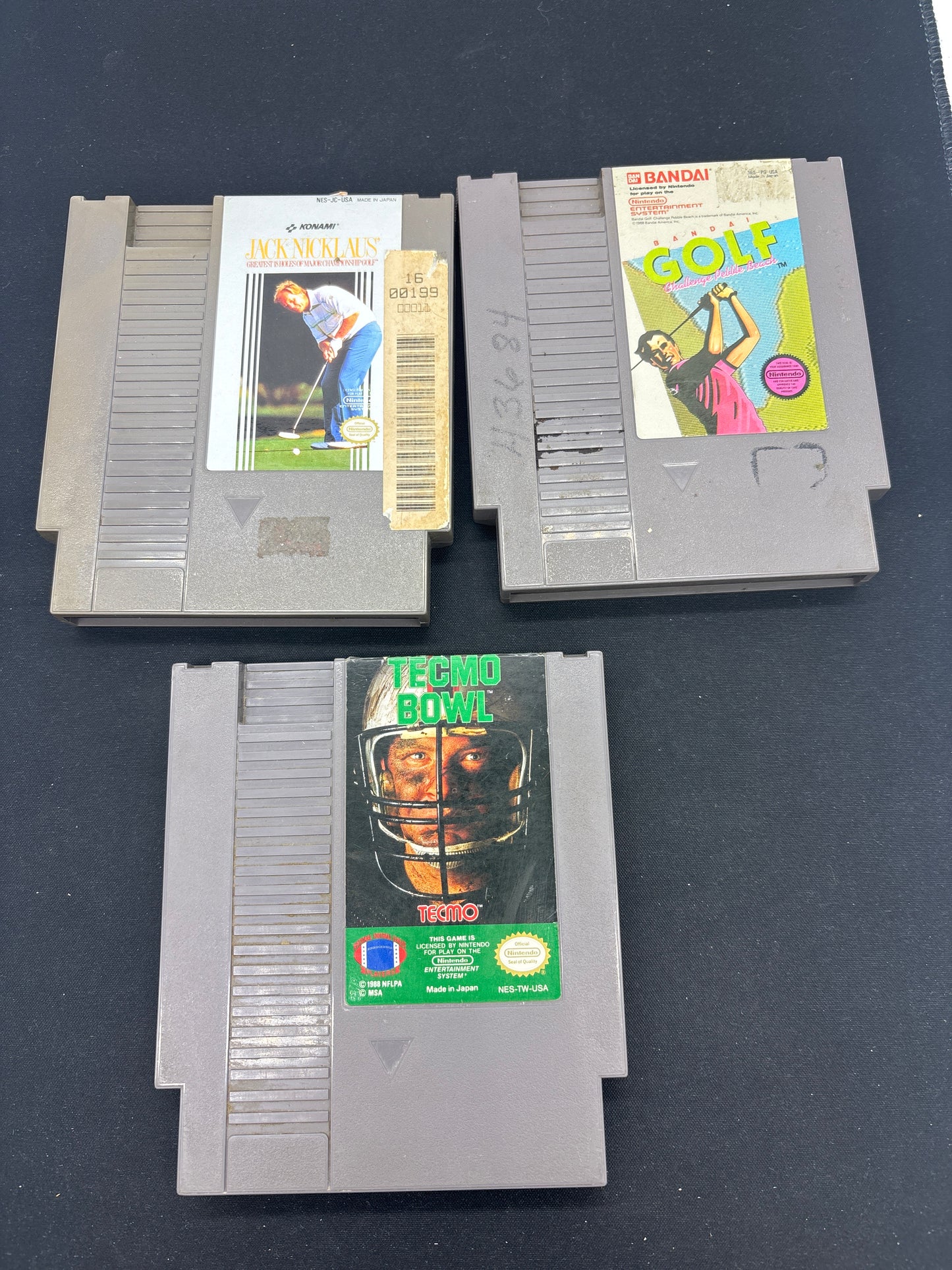 Auction Lot 341: Nintendo NES Games Lot of 3 Cartridge Only