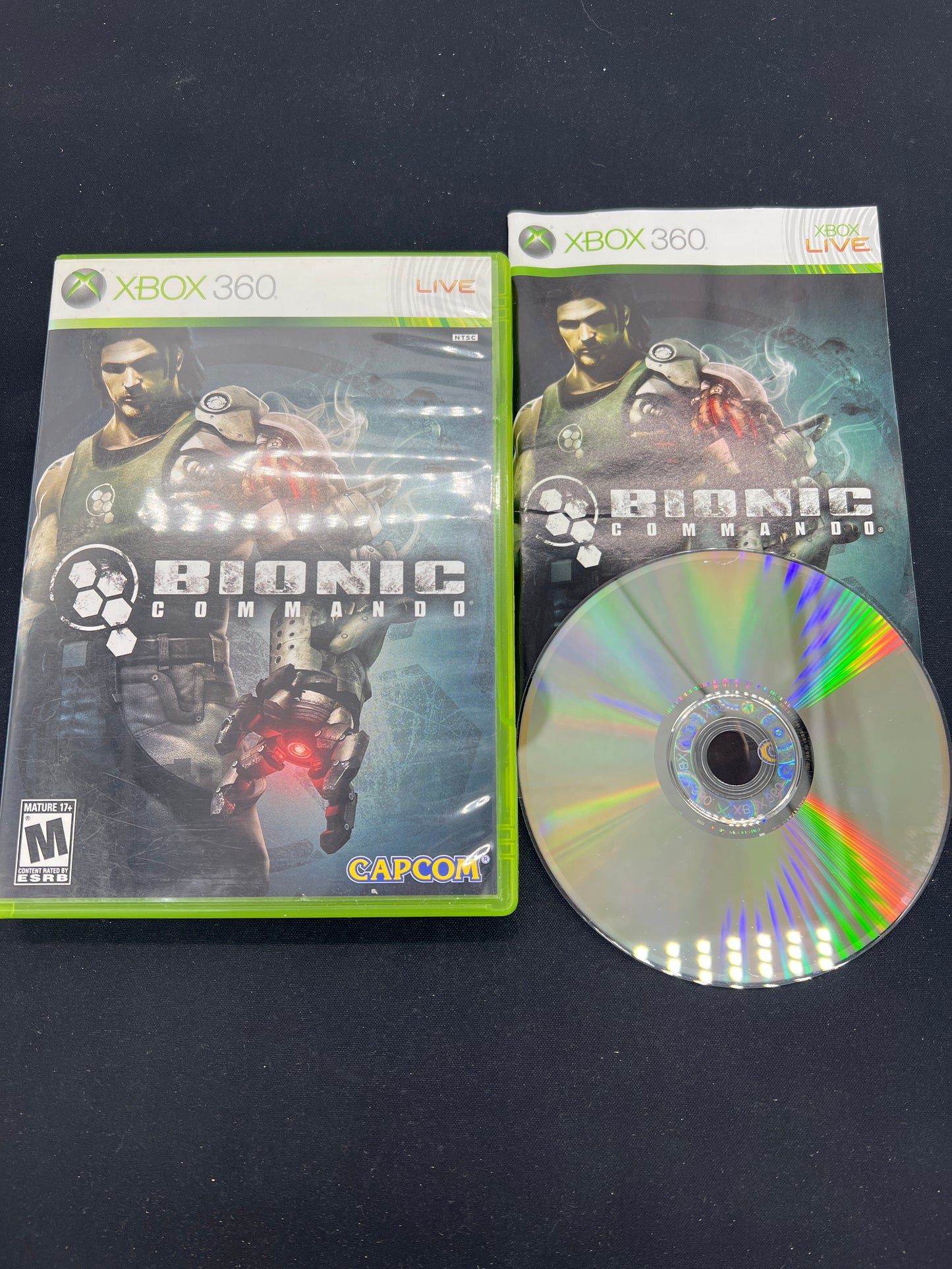 Auction Lot 60: XBOX 360 Video Game Bionic Commando CIB