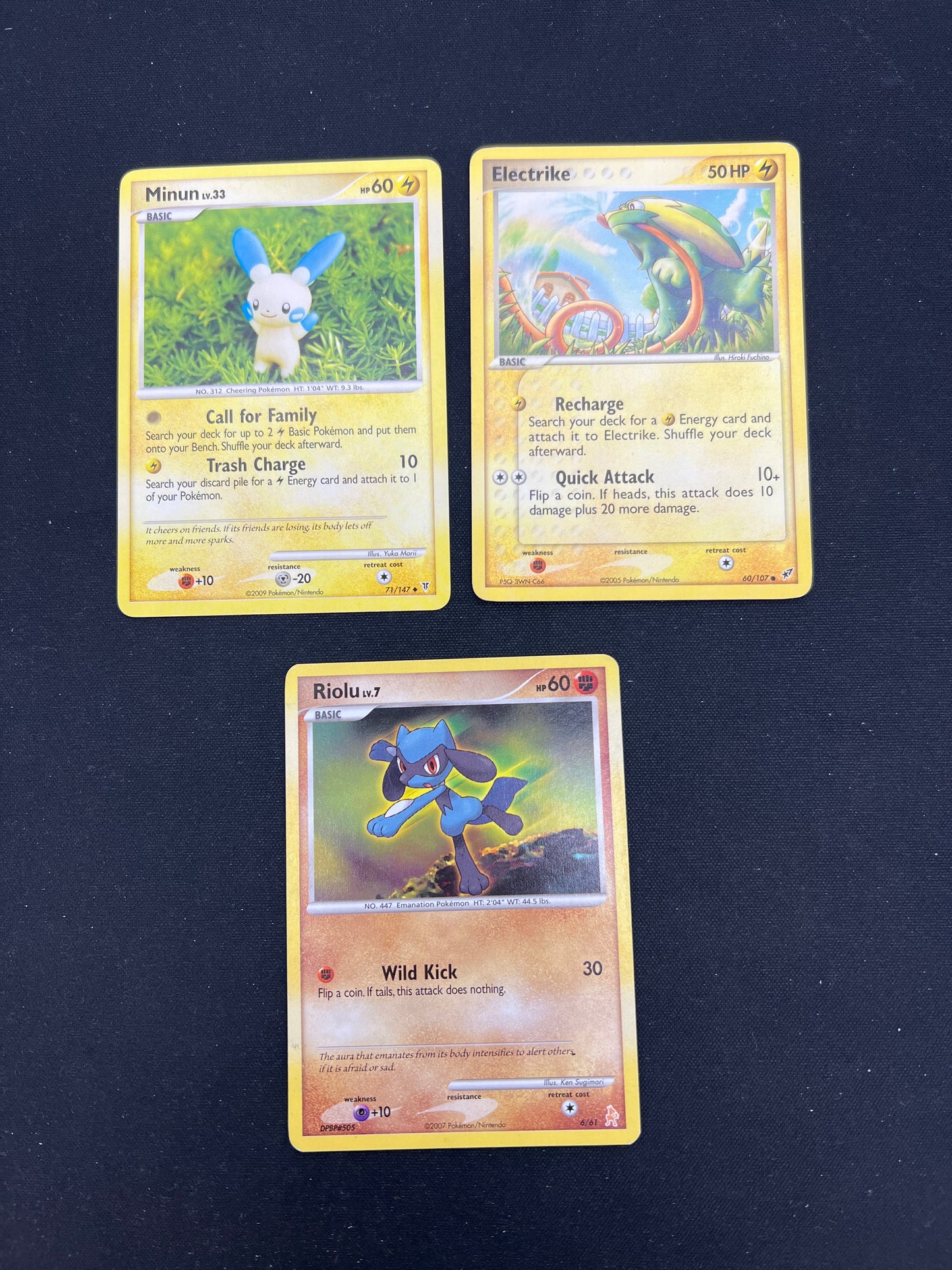 Auction Lot 321: Pokemon Cards Assorted 3 Mid Era Common Lot Conditions Vary