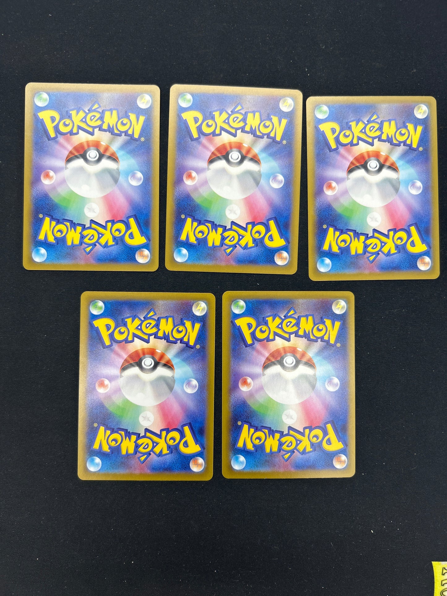 Auction Lot 447: Pokemon Cards Lot of 5 Assorted Japanese Terastal Festival Pokeball Pattern Conditions Vary