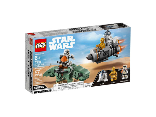 75228 Escape Pod vs Dewback Microfighters