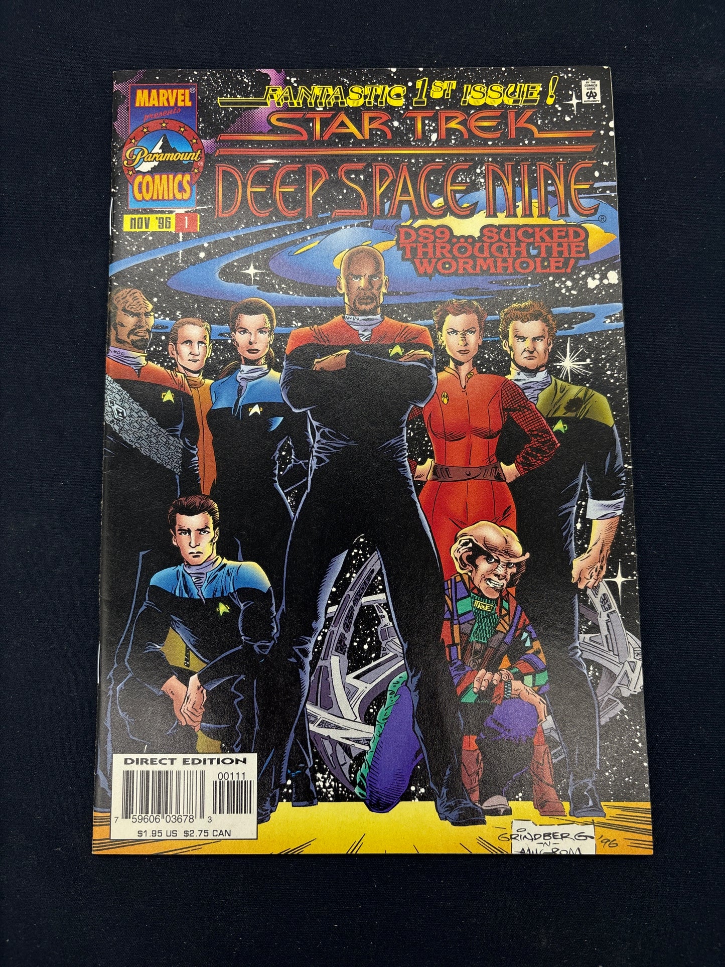 Auction Lot 225: Marvel Comics Star Trek Deep Space Nine 1st Issue Comic Book