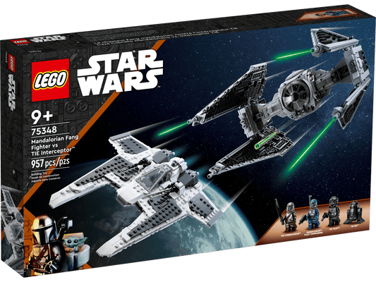 75348 Mandalorian Fang Fighter vs TIE Interceptor