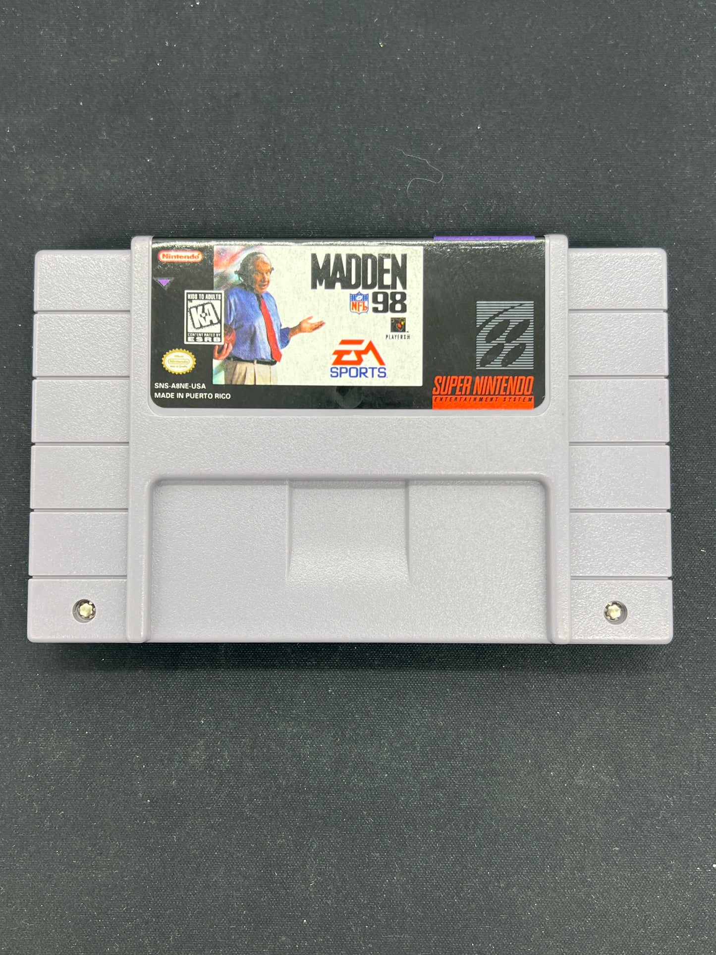 Auction Lot 46: SNES Video Game Madden 98