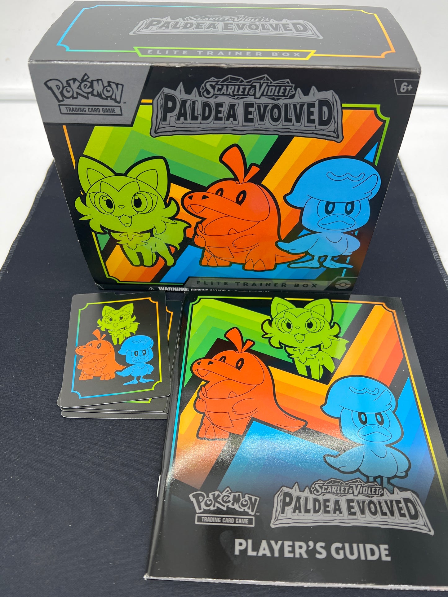 Auction Lot 147: Pokemon Cards SV Paldea Evolved Empty ETB With Accessories