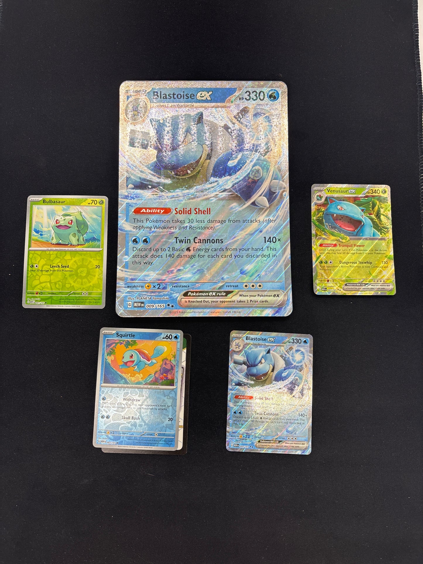 Auction Lot 99: Pokemon SV 151 Blooming Waters Promo Card Lot Conditions Vary