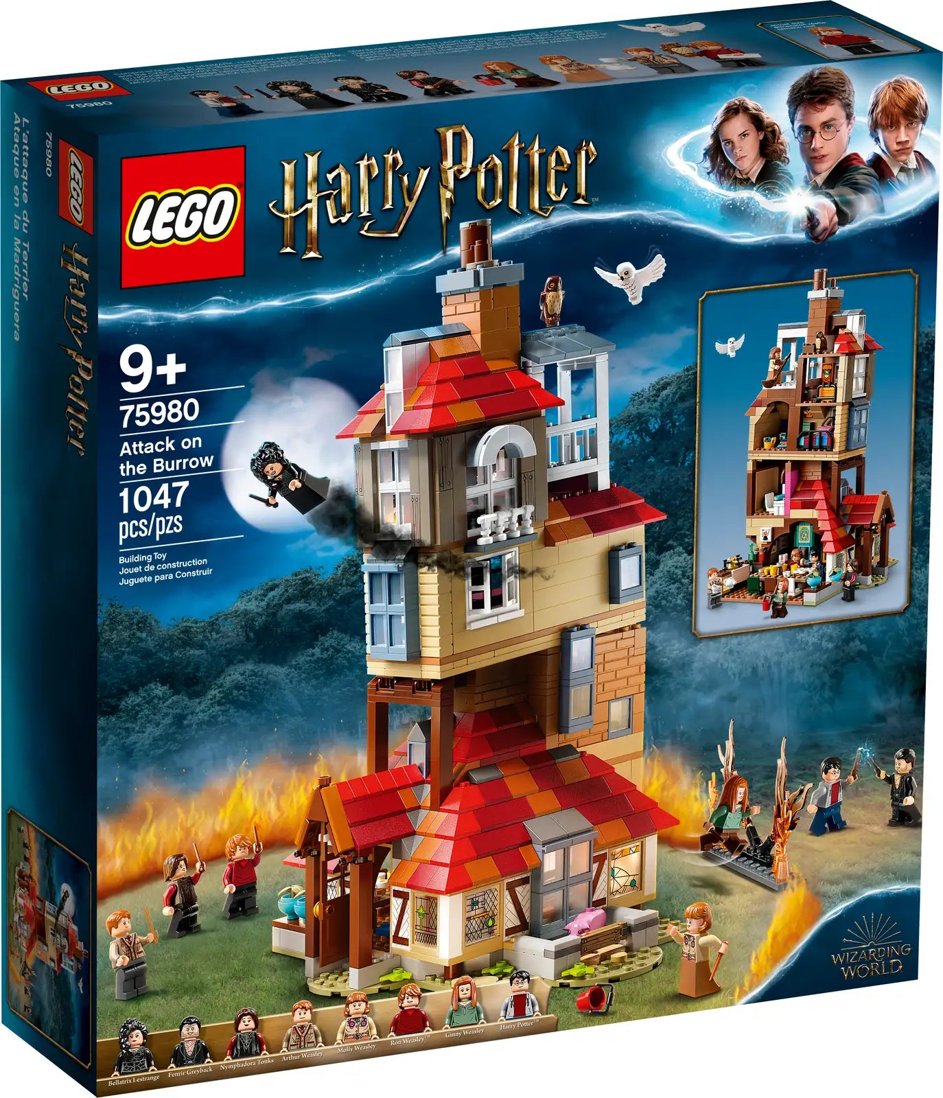 Lego Harry Potter Attack On Burrow 75980