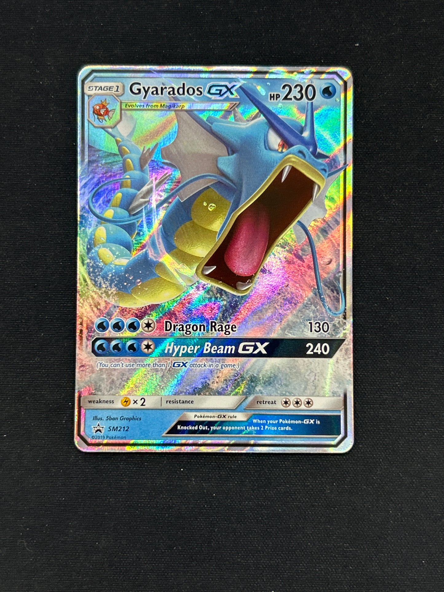 Auction Lot 455: Pokemon Card Gyarados GX SM Promo Conditions Vary