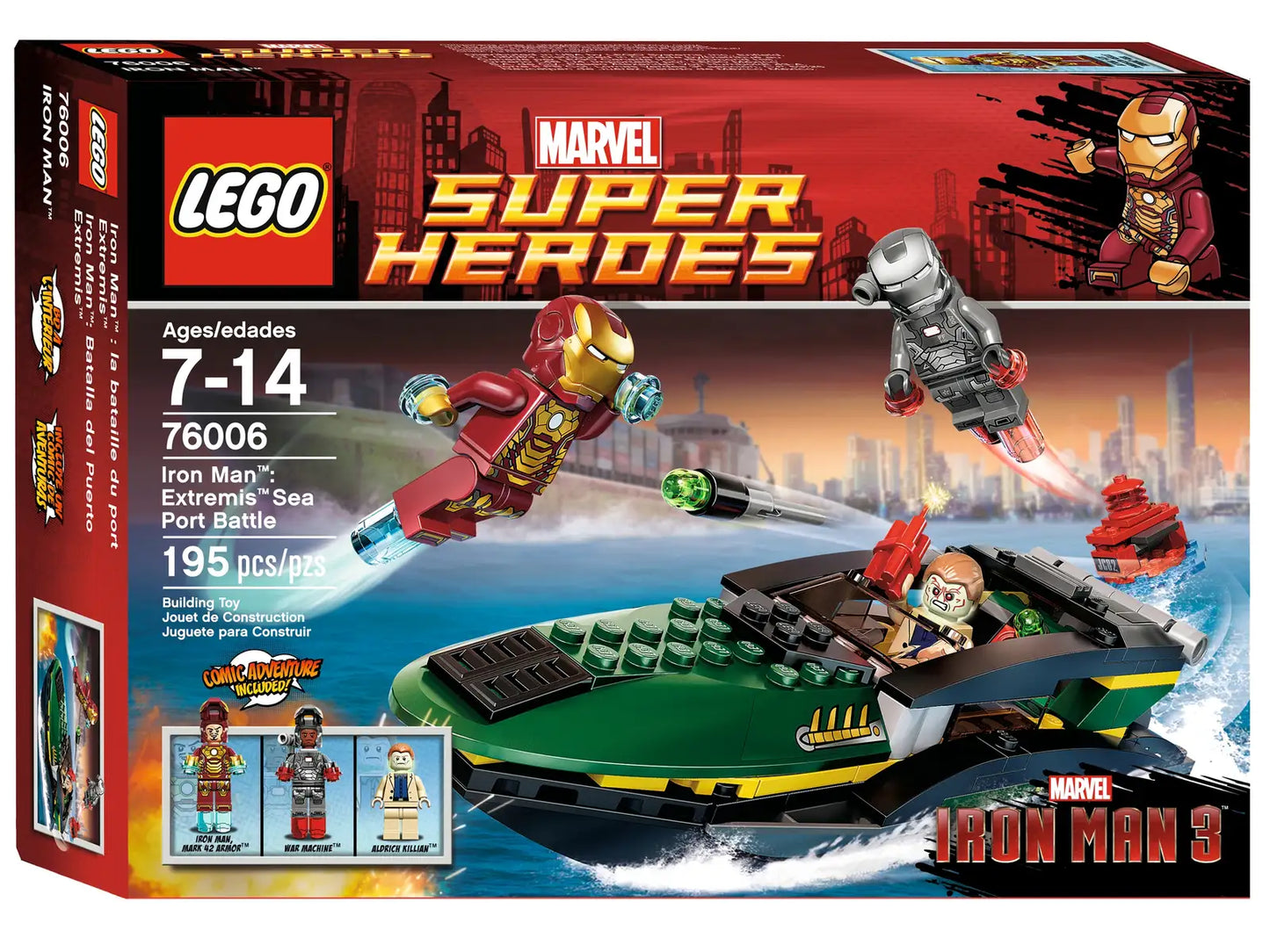76006 Iron Man Extremis Sea Port Battle