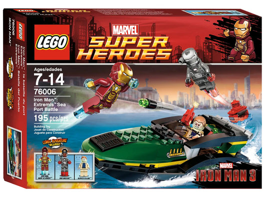 76006 Iron Man Extremis Sea Port Battle