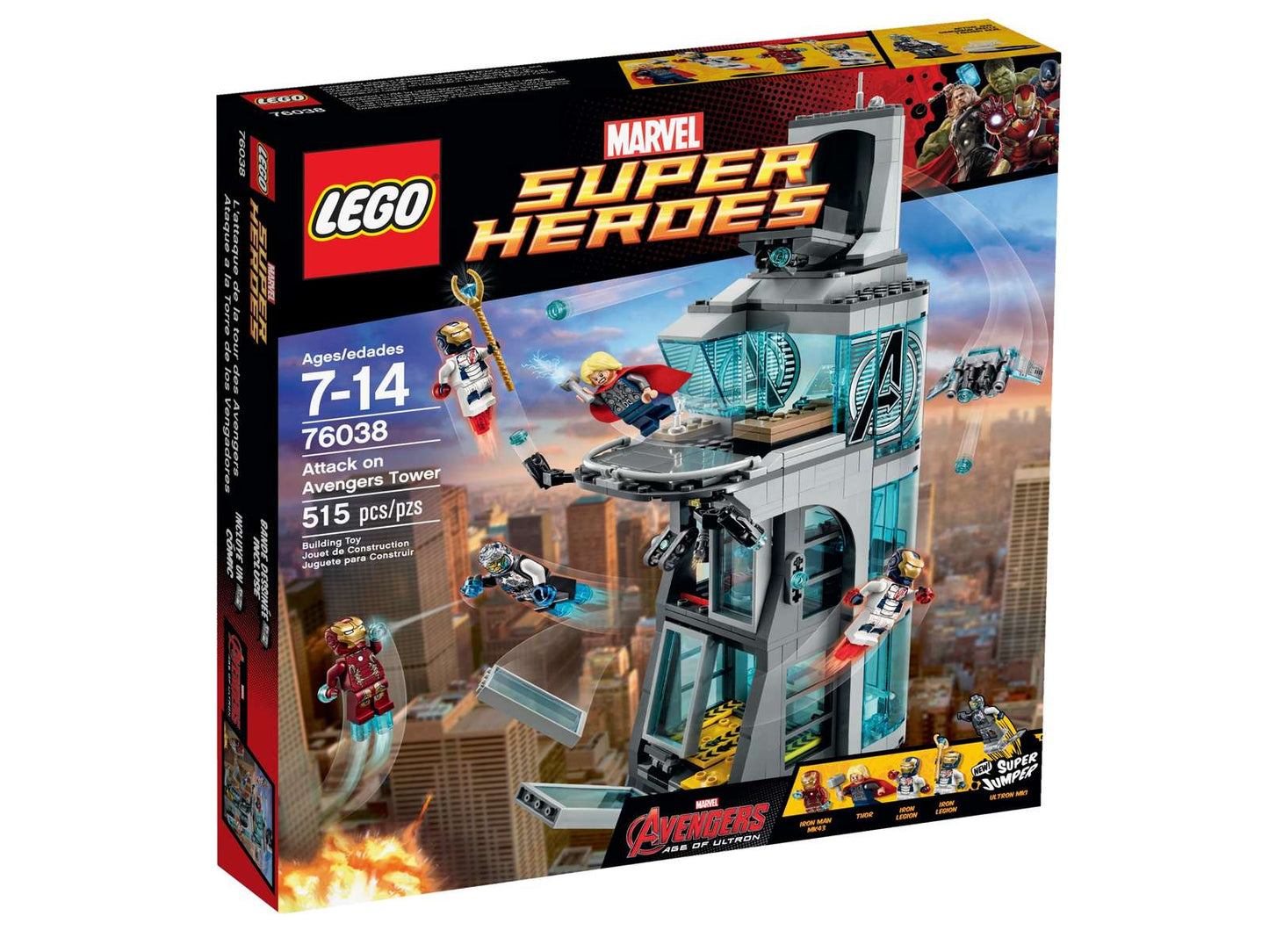 Lego Marvel Avengers Tower 76038