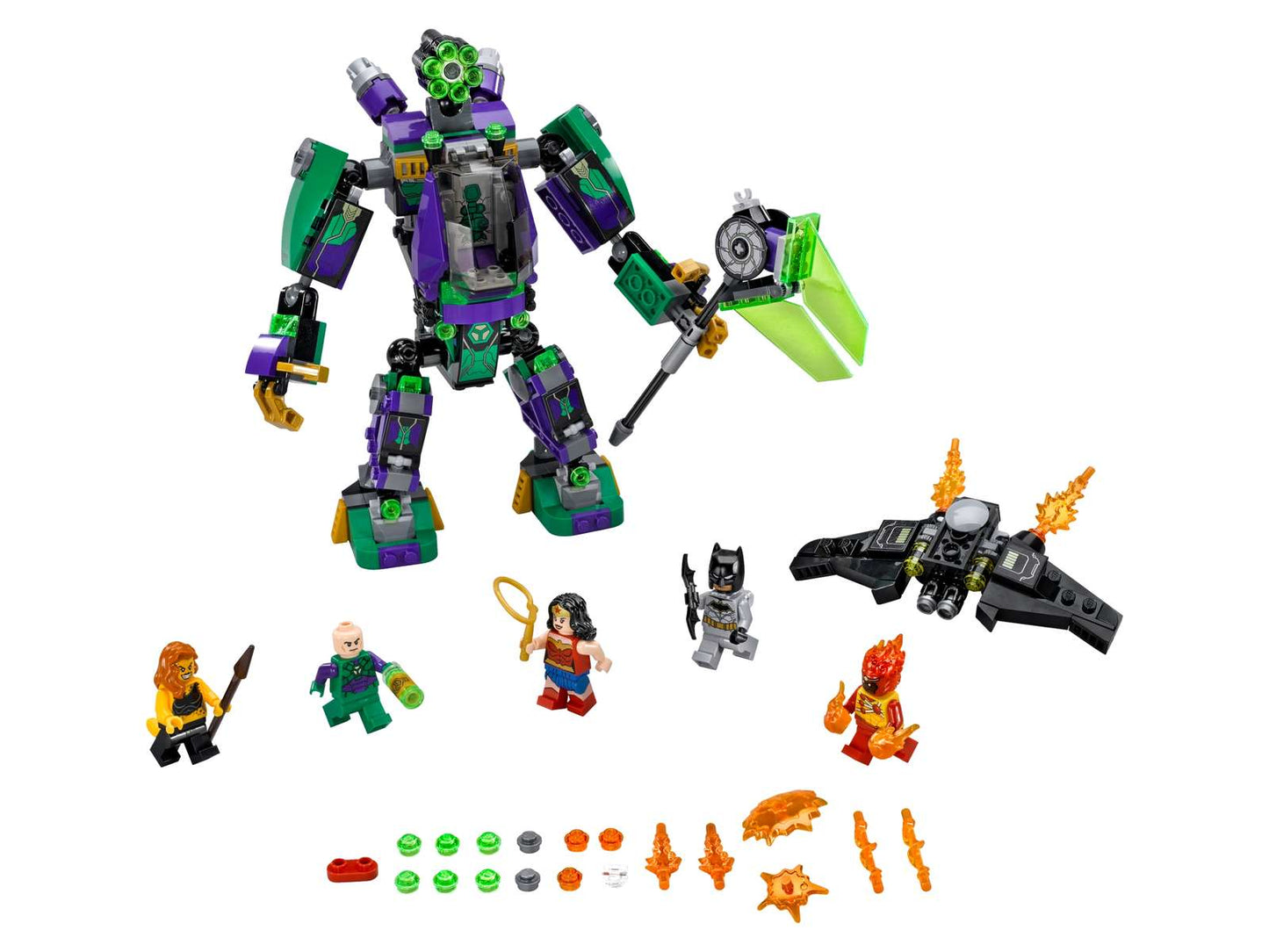 76097 Lex Luther Mech Takedown