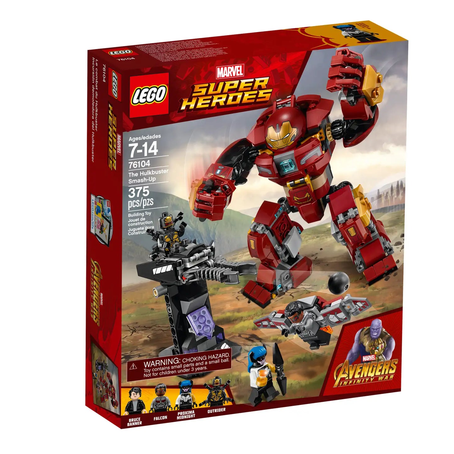 76104 The Hulkbuster Smash Up