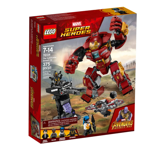 76104 The Hulkbuster Smash Up