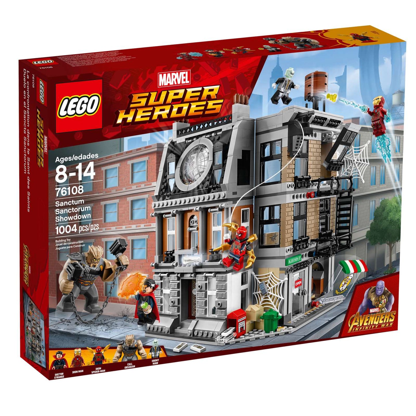 Lego Marvel Sanctum 76108