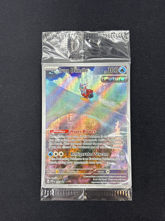 Auction Lot 36: Pokemon Card Iron Bundle Paradox Rift Sealed ETB Promo Conditions Vary