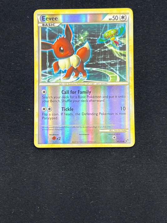 Auction Lot 8: Pokémon Cards Eevee 48/90 Reverse Holo Undaunted Conditions Vary