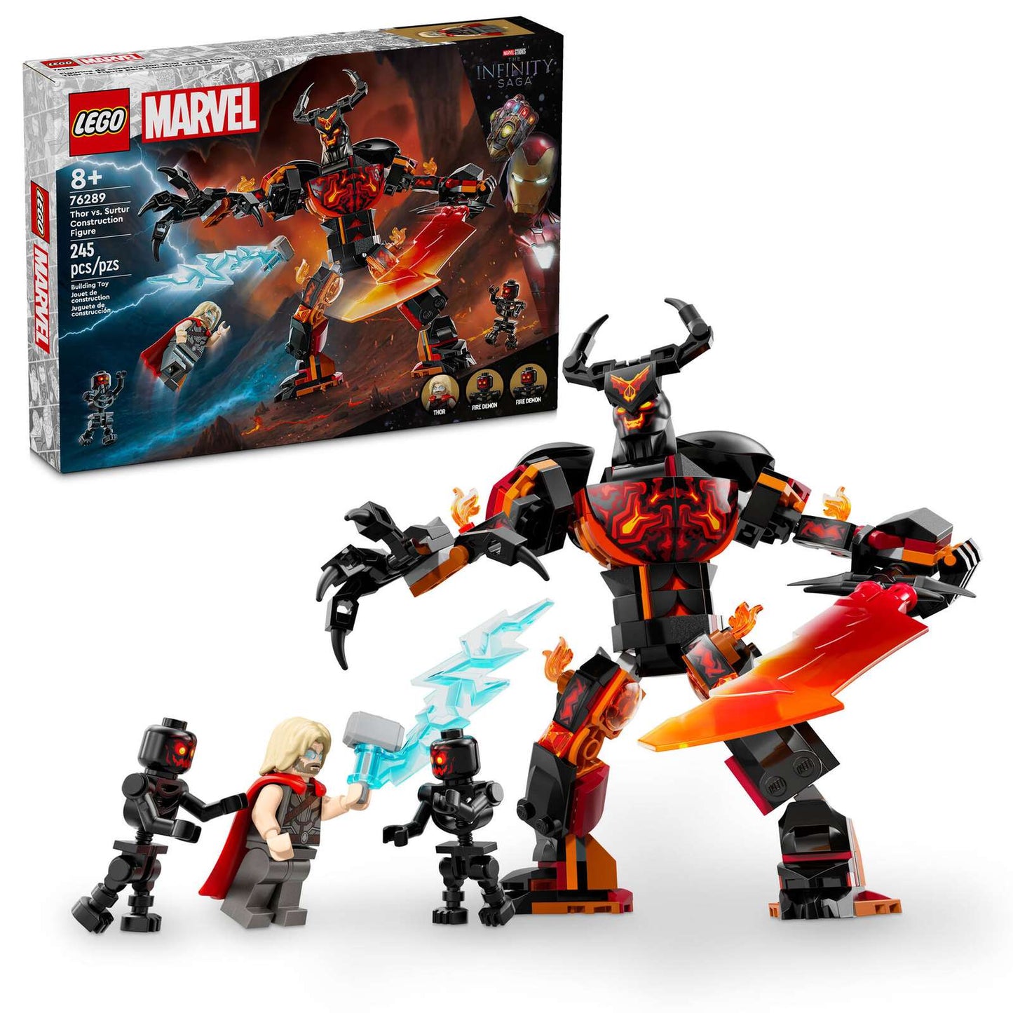 76289 Thor Vs Surtur Constuction Figure