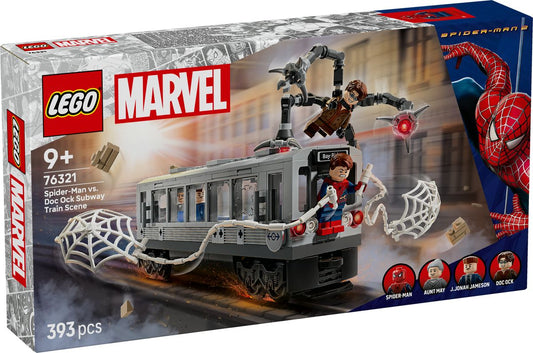 76321 Spider-Man vs Doc Ock Subway Train Scene