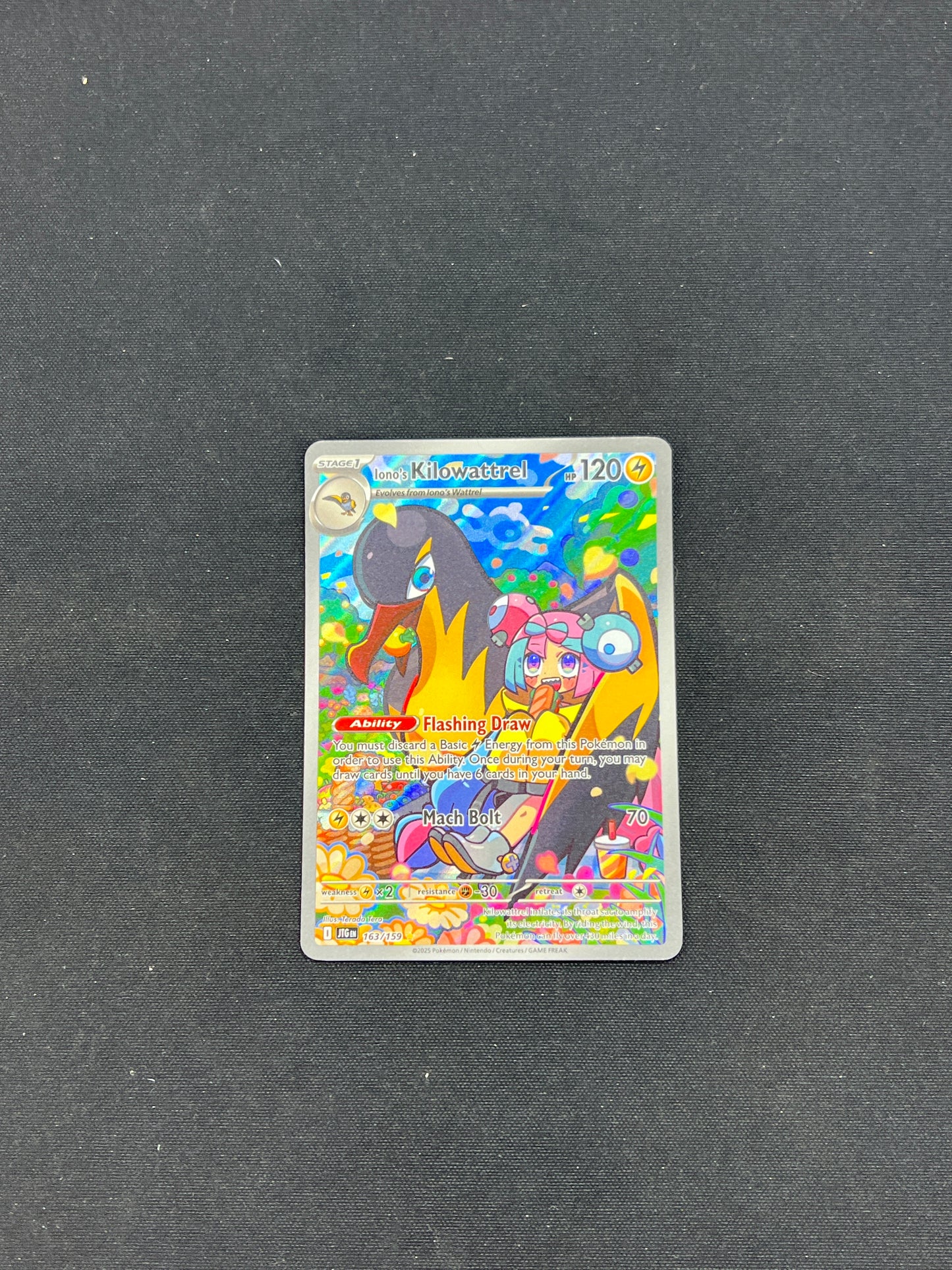 Auction Lot 253: Pokemon Cards Iono's Kilowattrel Journey Together Conditions Vary