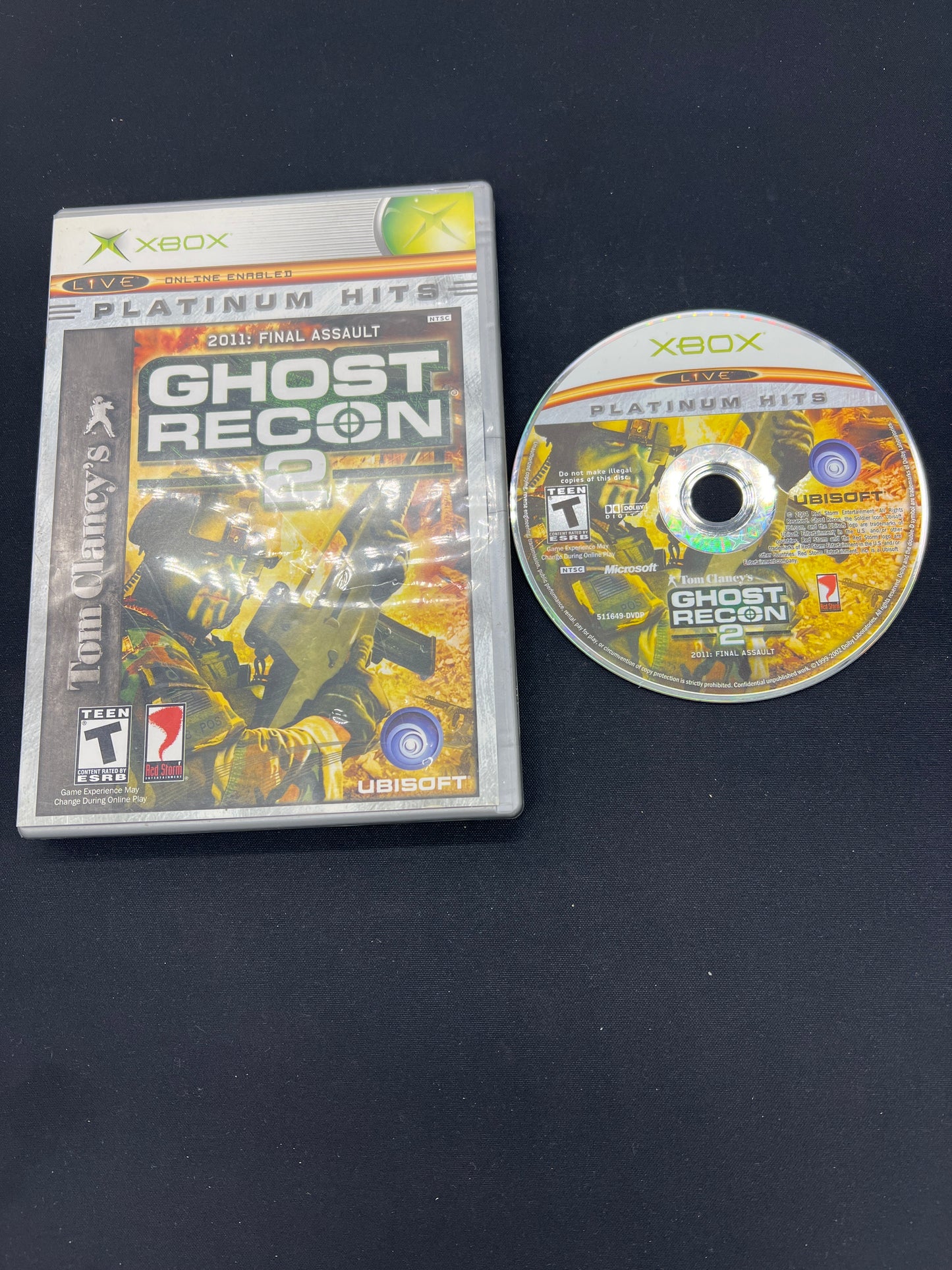 Auction Lot 81: XBOX Ghost Recon 2 2011: Final Assault Disc & Case