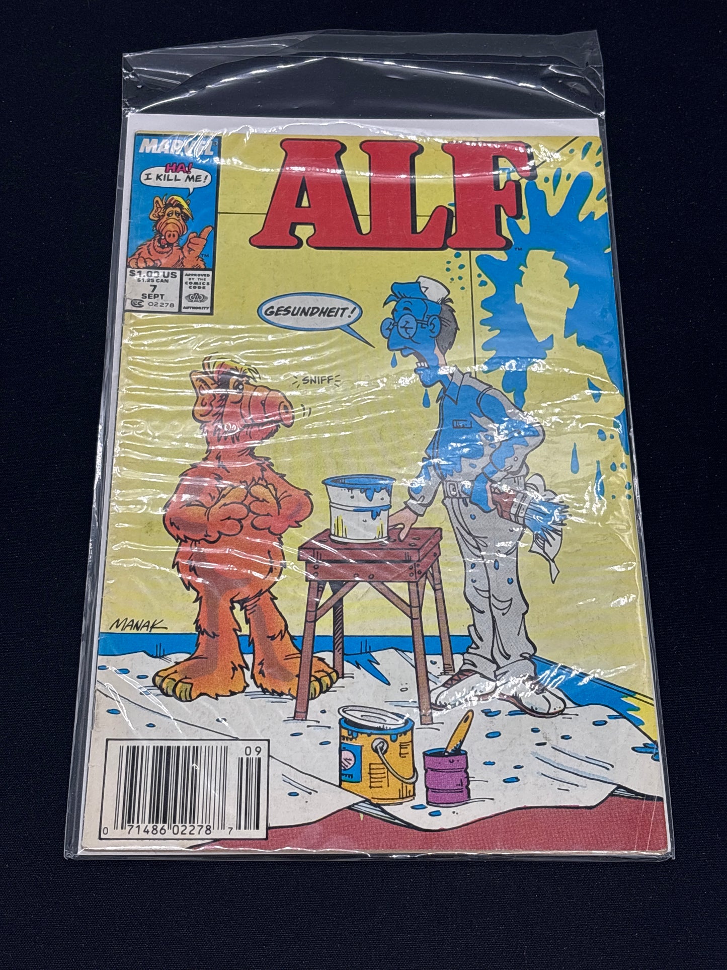 Auction Lot 85: Marvel Comics Alf Issue 7 Comic Book