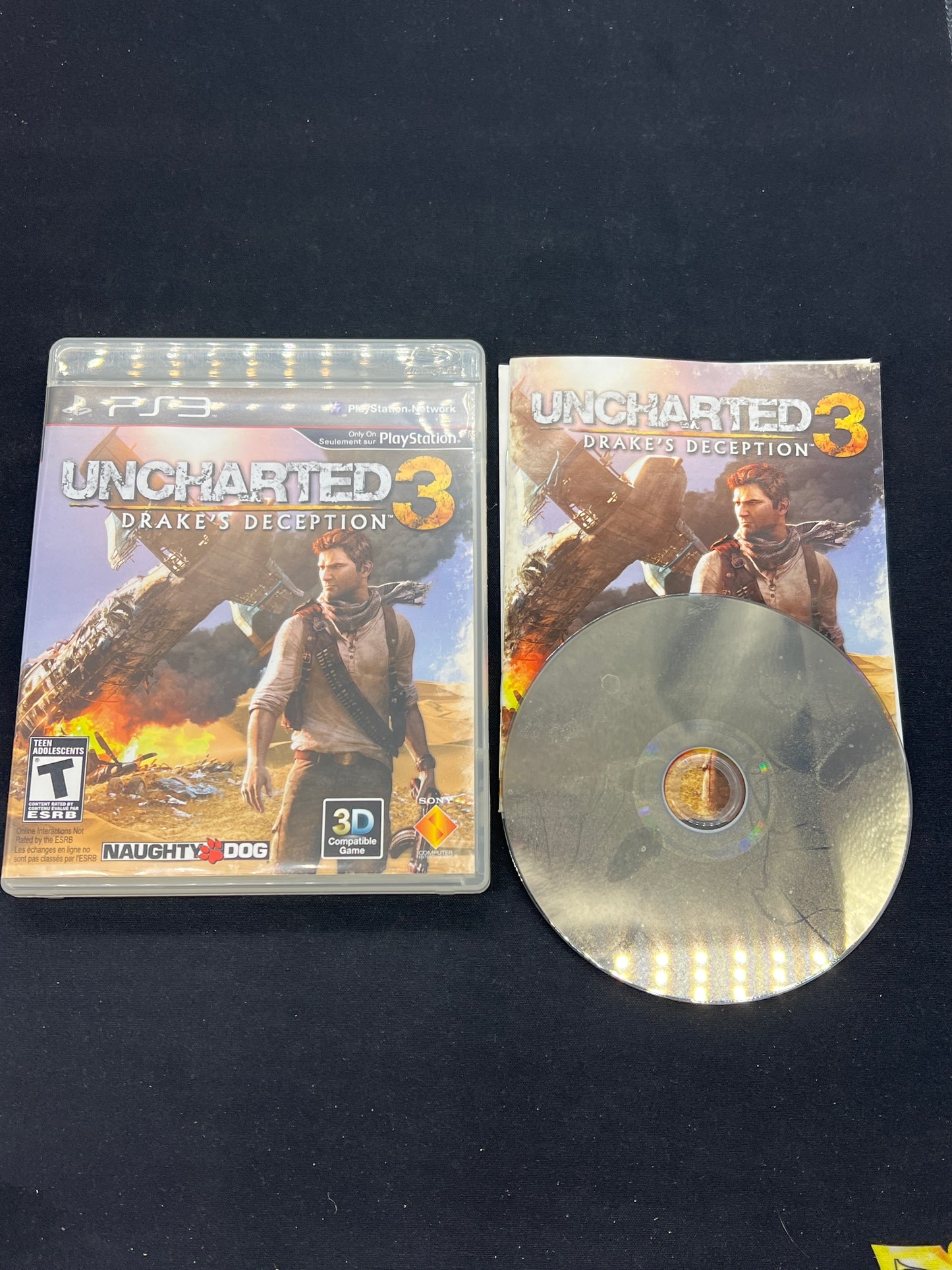 Auction Lot 95: Uncharted 3: Drake's Deception PS3