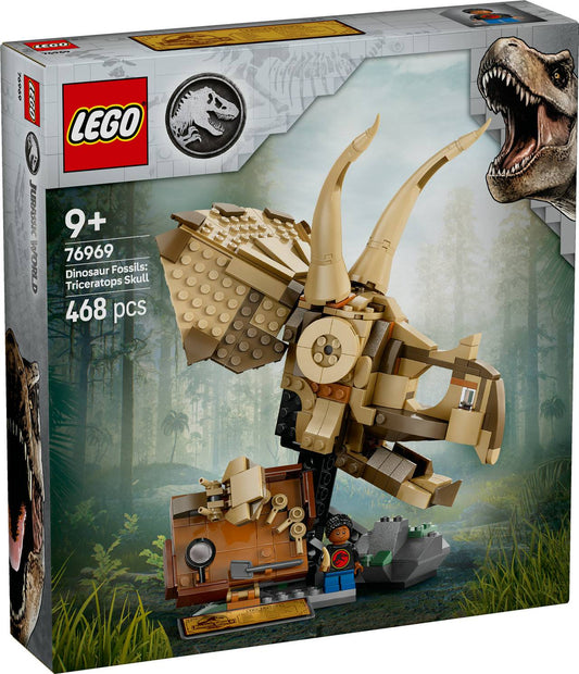 76969 Dinosaur Fossils: Triceratops Skull