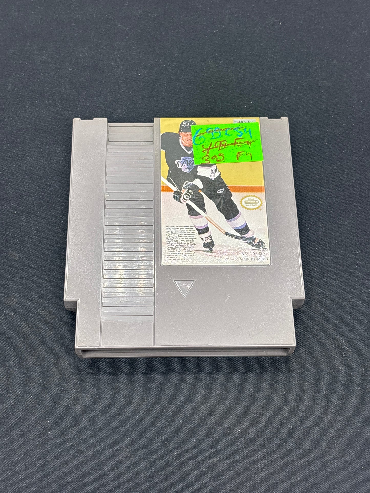 Auction Lot 174: NES Video Game Wayne Gretzky Hockey