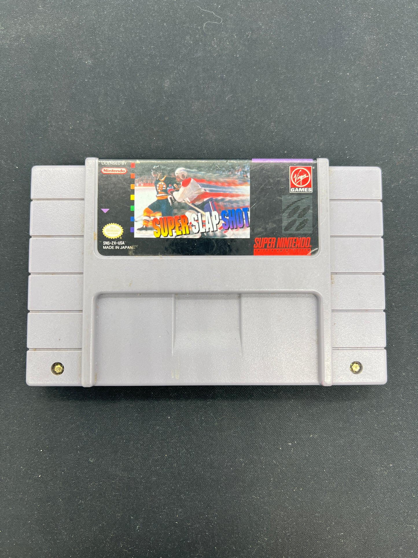 Auction Lot 41: SNES Video Game Super Slap Shot